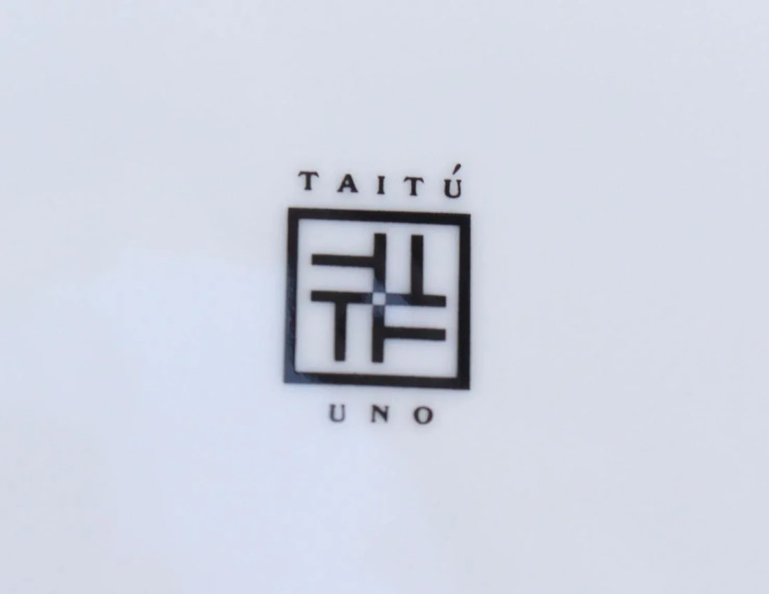 1970's Black Modern Taitu 'Uno' by Emilio Bergamin Plate & Bowl Dish Set - Set of 76 - 6