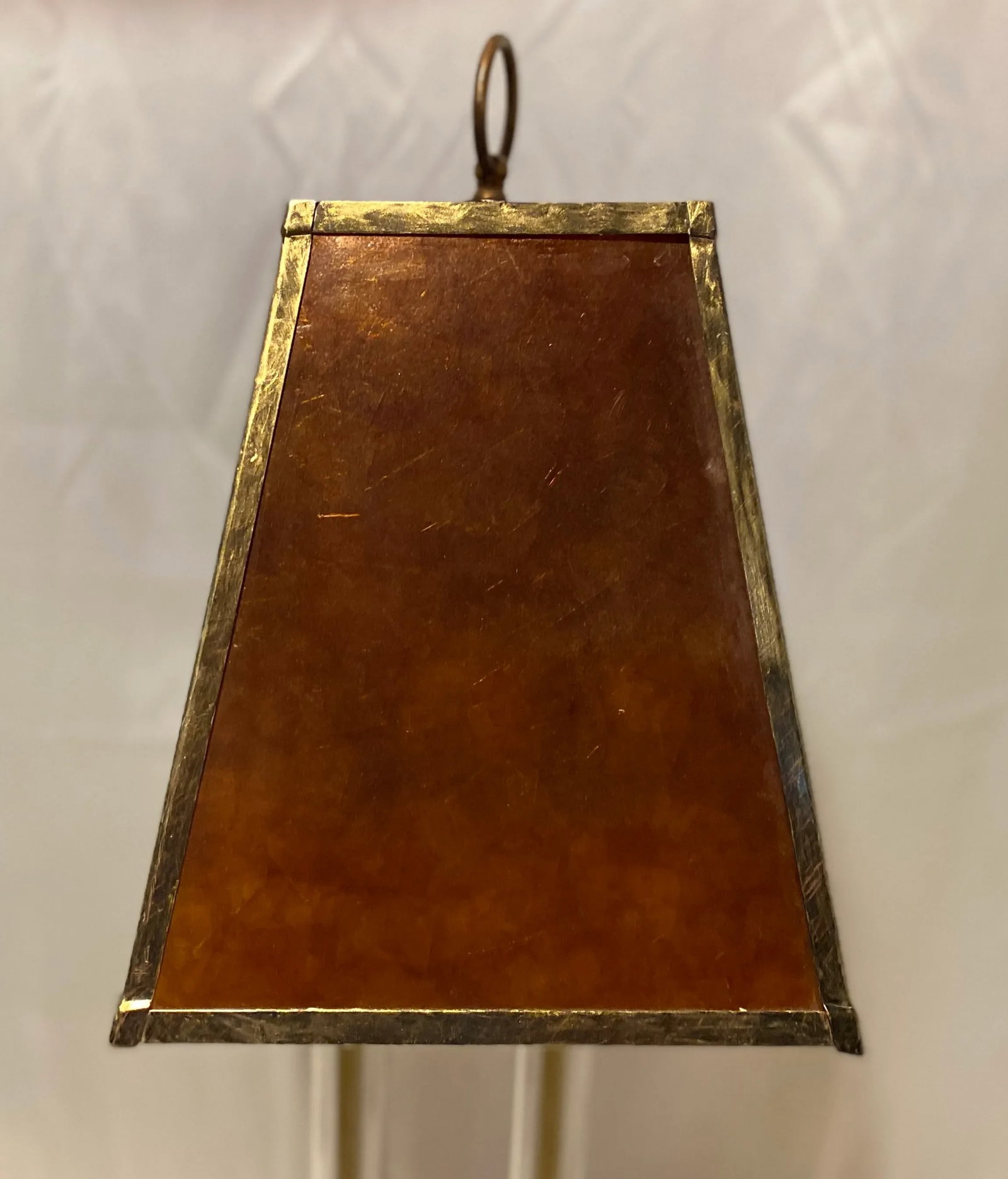 1950's Asian Modern Lamp Chinoiserie Tall Mica Shade James Mont Attributed - 9