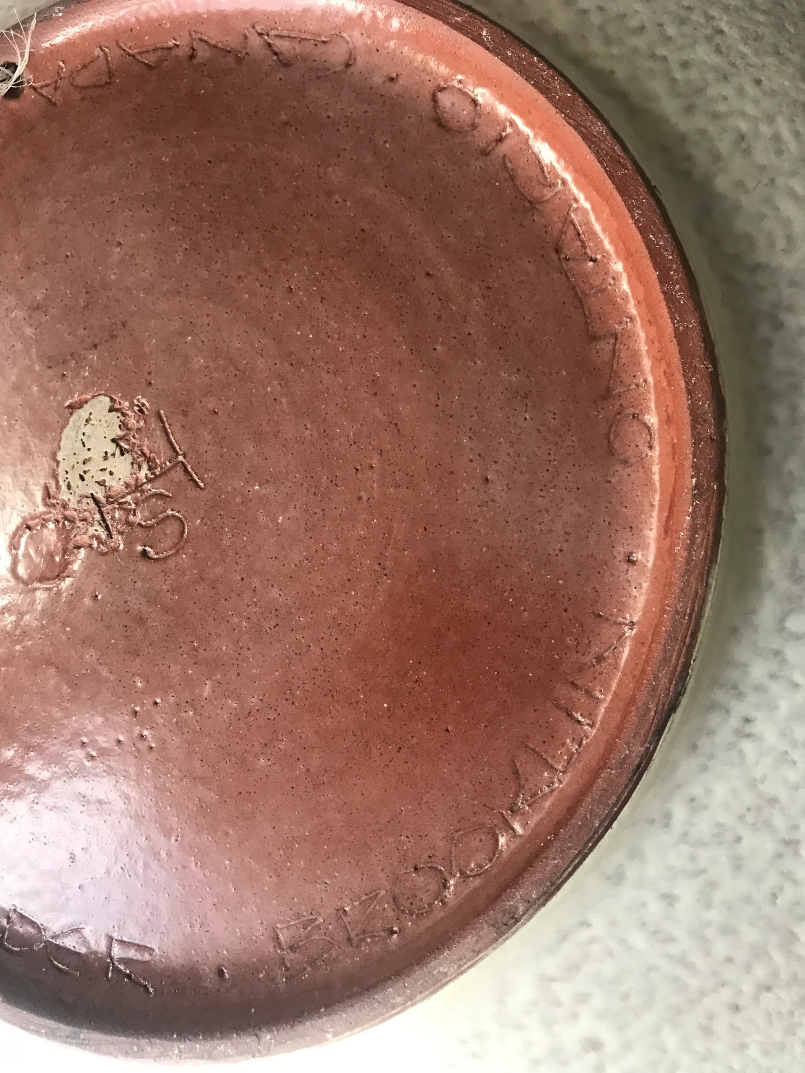 Mid Century Sgraffito Pottery Bowl Artisan Ted/Theo and Susan Harlander Wall or Table Art - 12