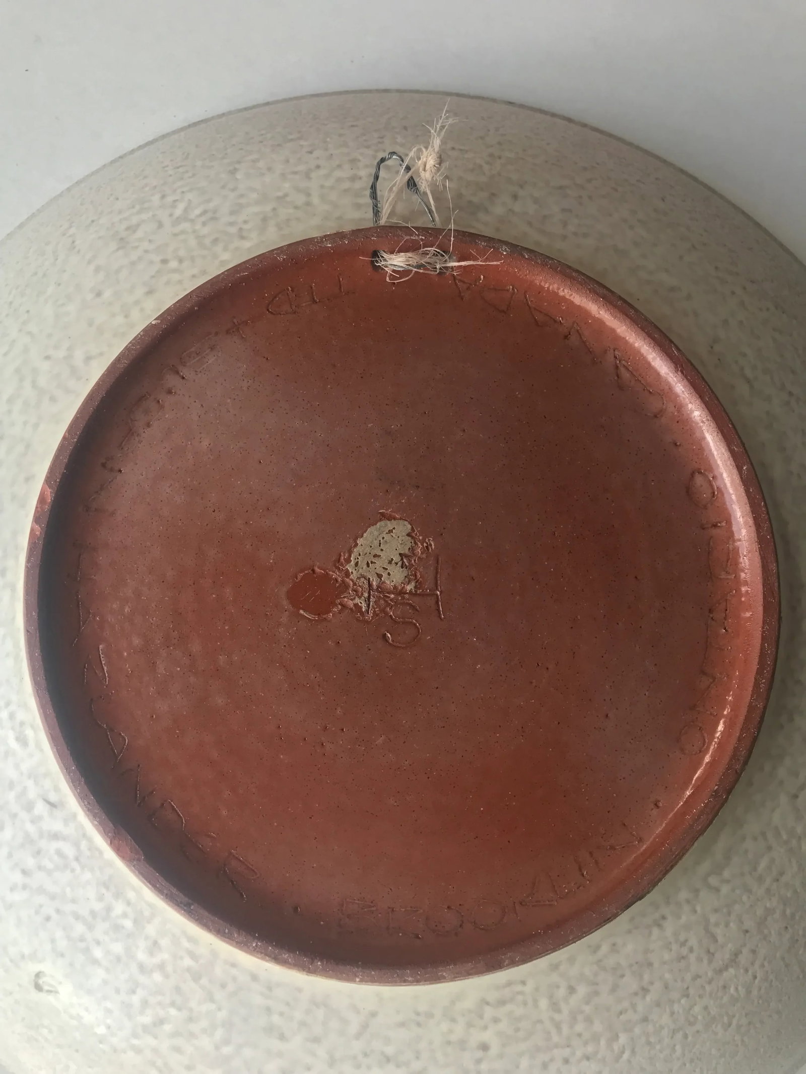 Mid Century Sgraffito Pottery Bowl Artisan Ted/Theo and Susan Harlander Wall or Table Art - 8