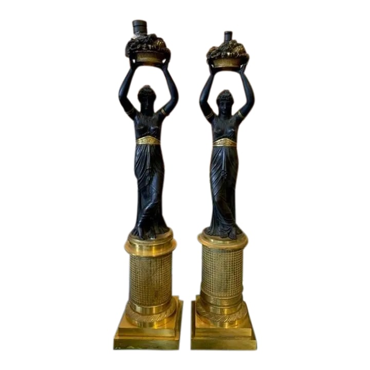 Late 19th Century Empire Style Candelabras- a Pair (1 of 6)