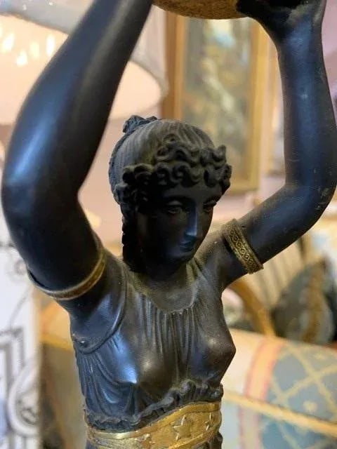 Late 19th Century Empire Style Candelabras- a Pair - 5