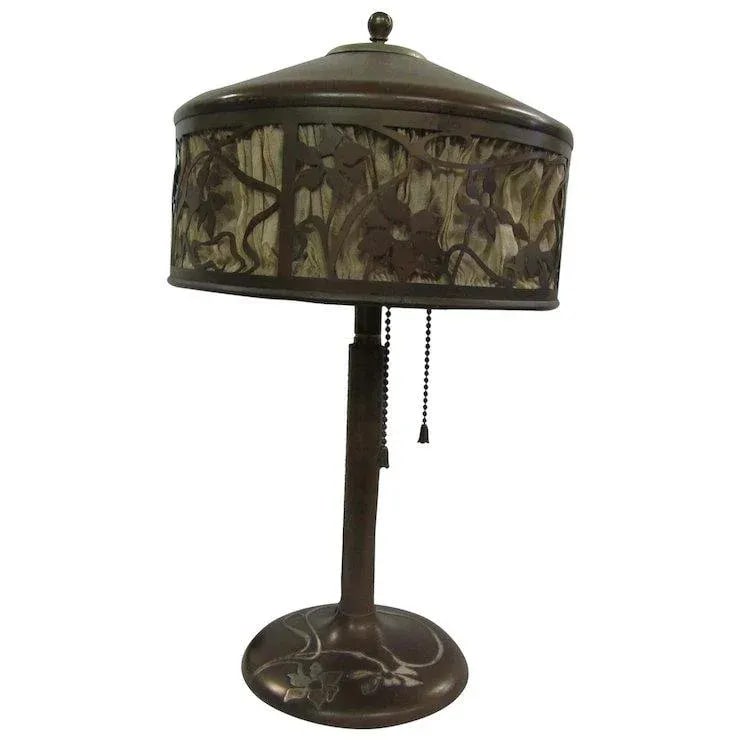 1910s Heinz Bronze Lamps And Silver - 11
