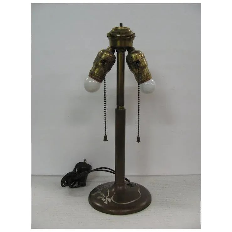 1910s Heinz Bronze Lamps And Silver - 6
