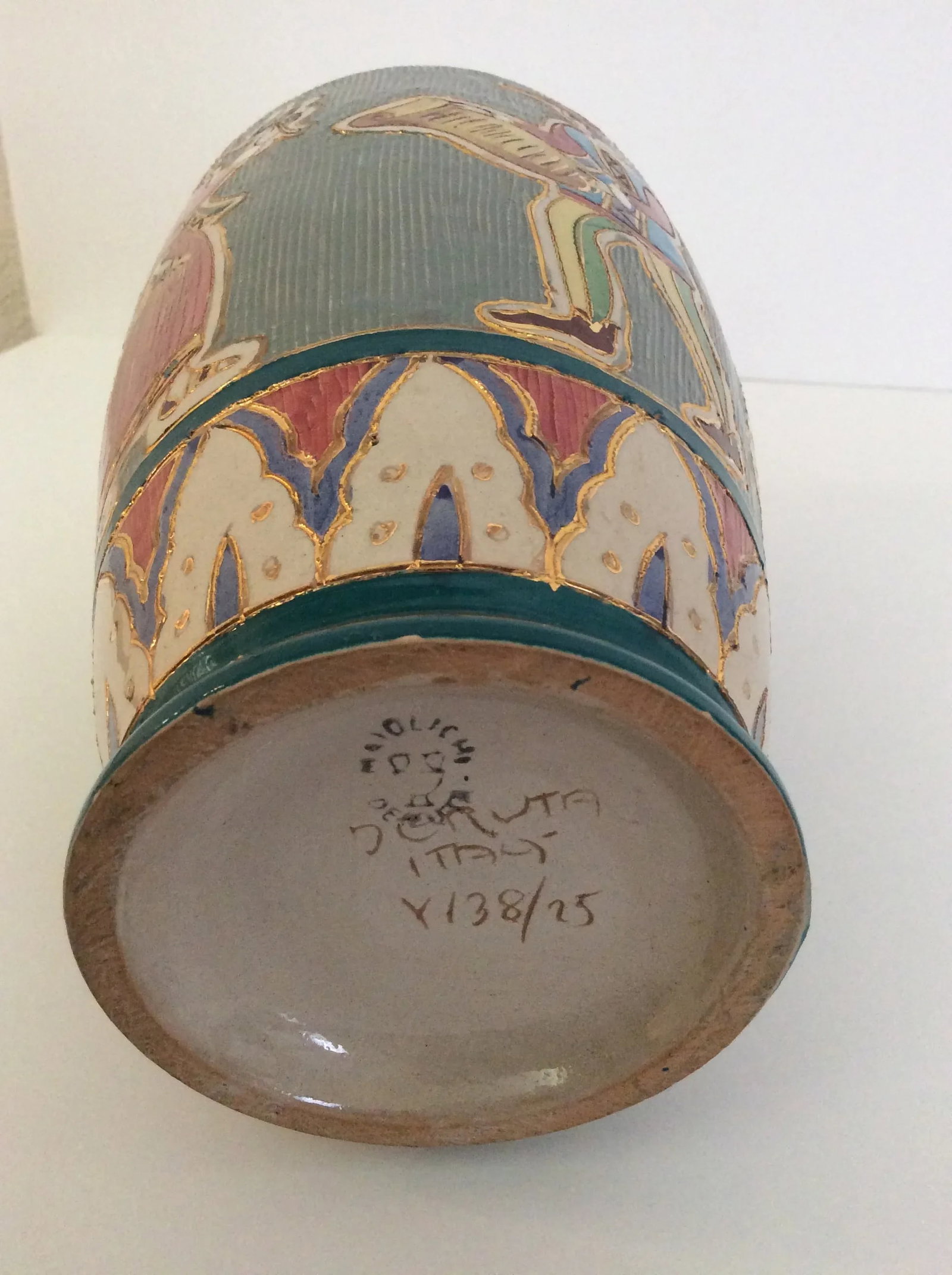 Vintage Italian Deruta Majolica Vase - 7