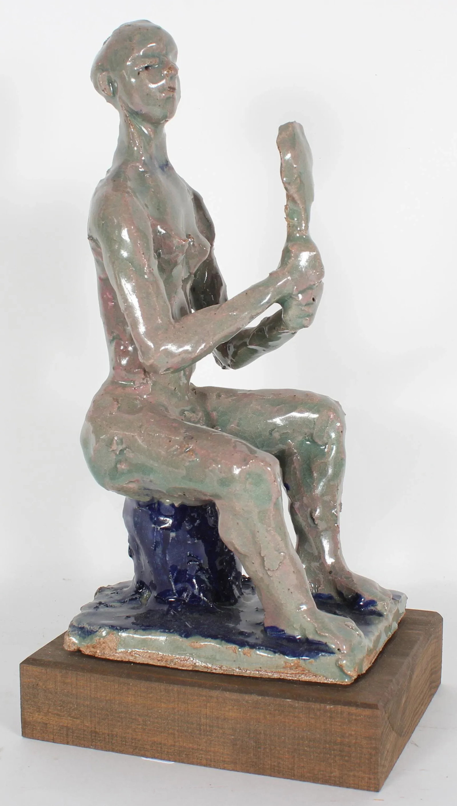 20th-21st Century Clay Figure Sculpture by Dave Fox - 2