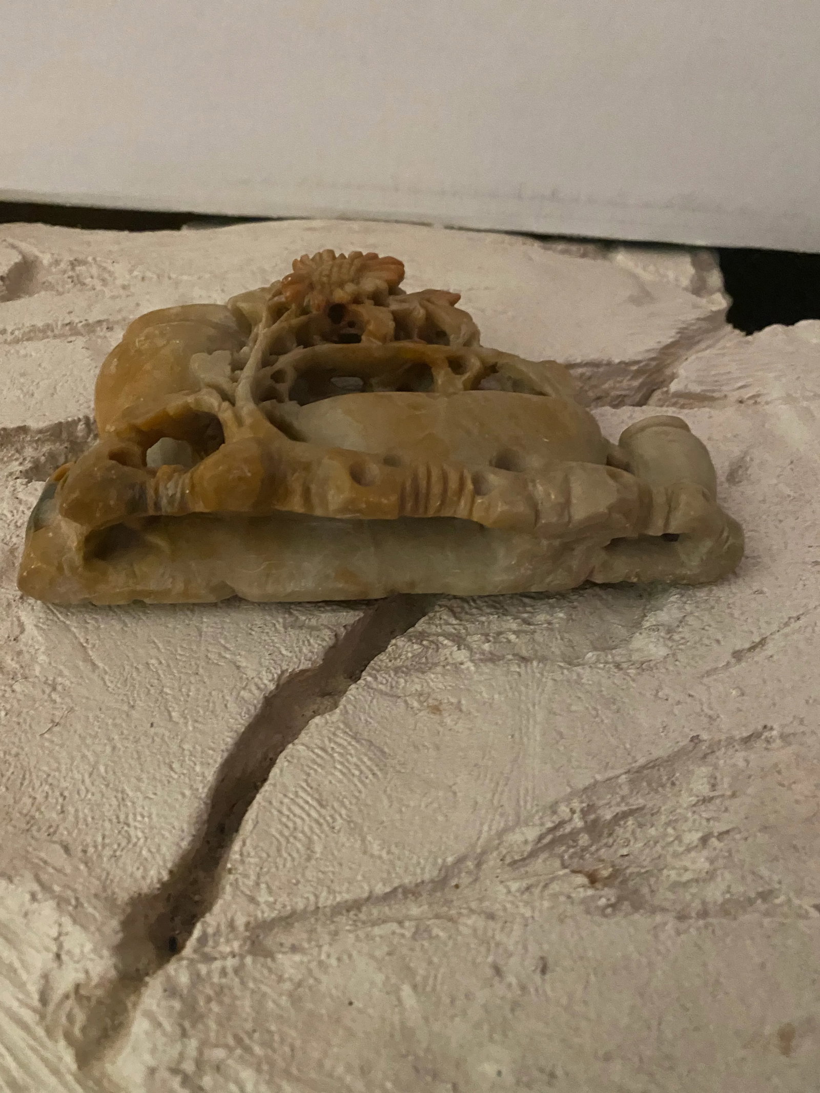1940s Asian Carved Soapstone - 3