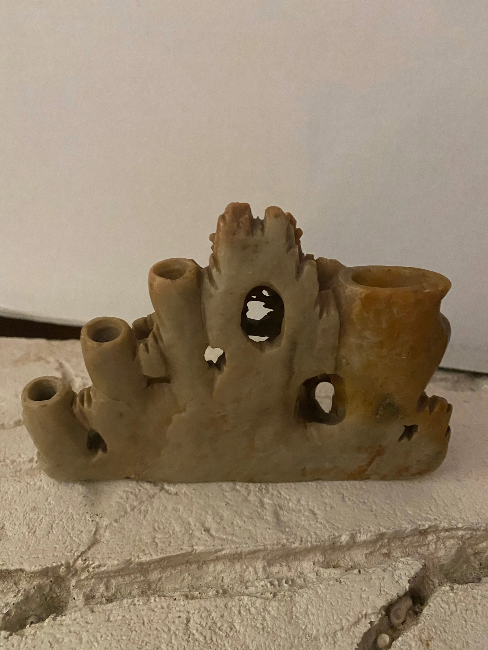 1940s Asian Carved Soapstone - 5
