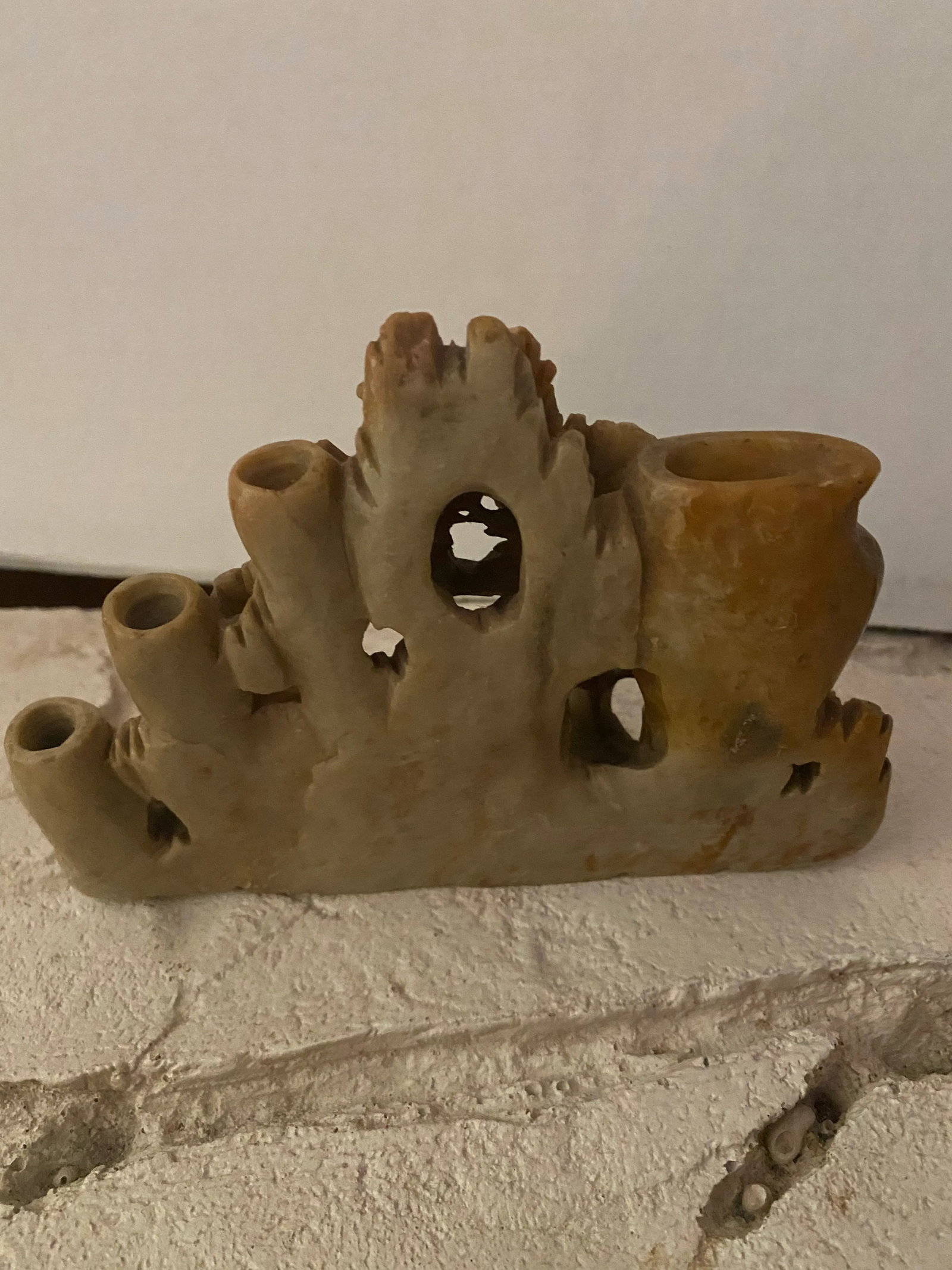 1940s Asian Carved Soapstone - 7