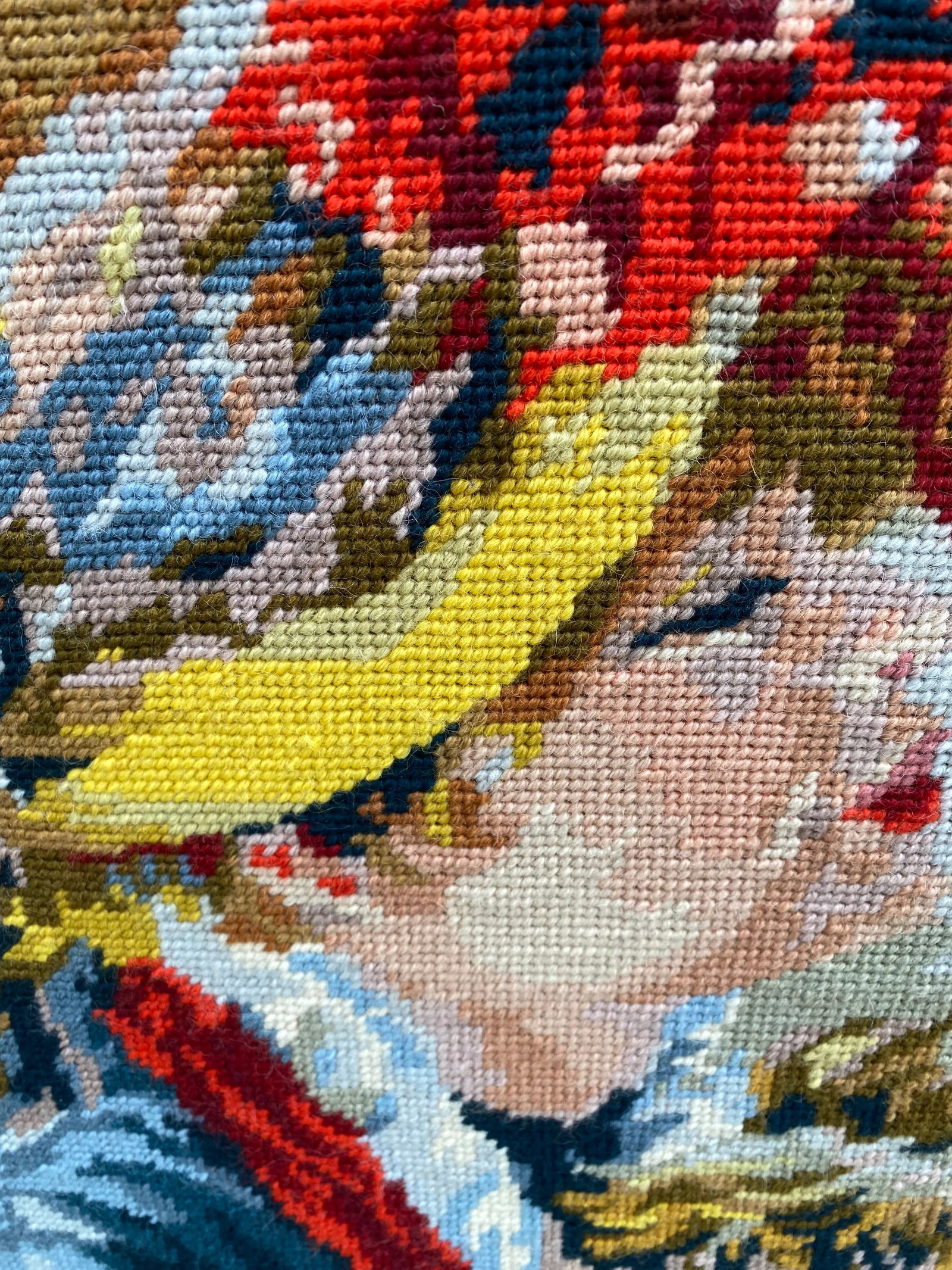 1960s Large Needle Point Framed - 3