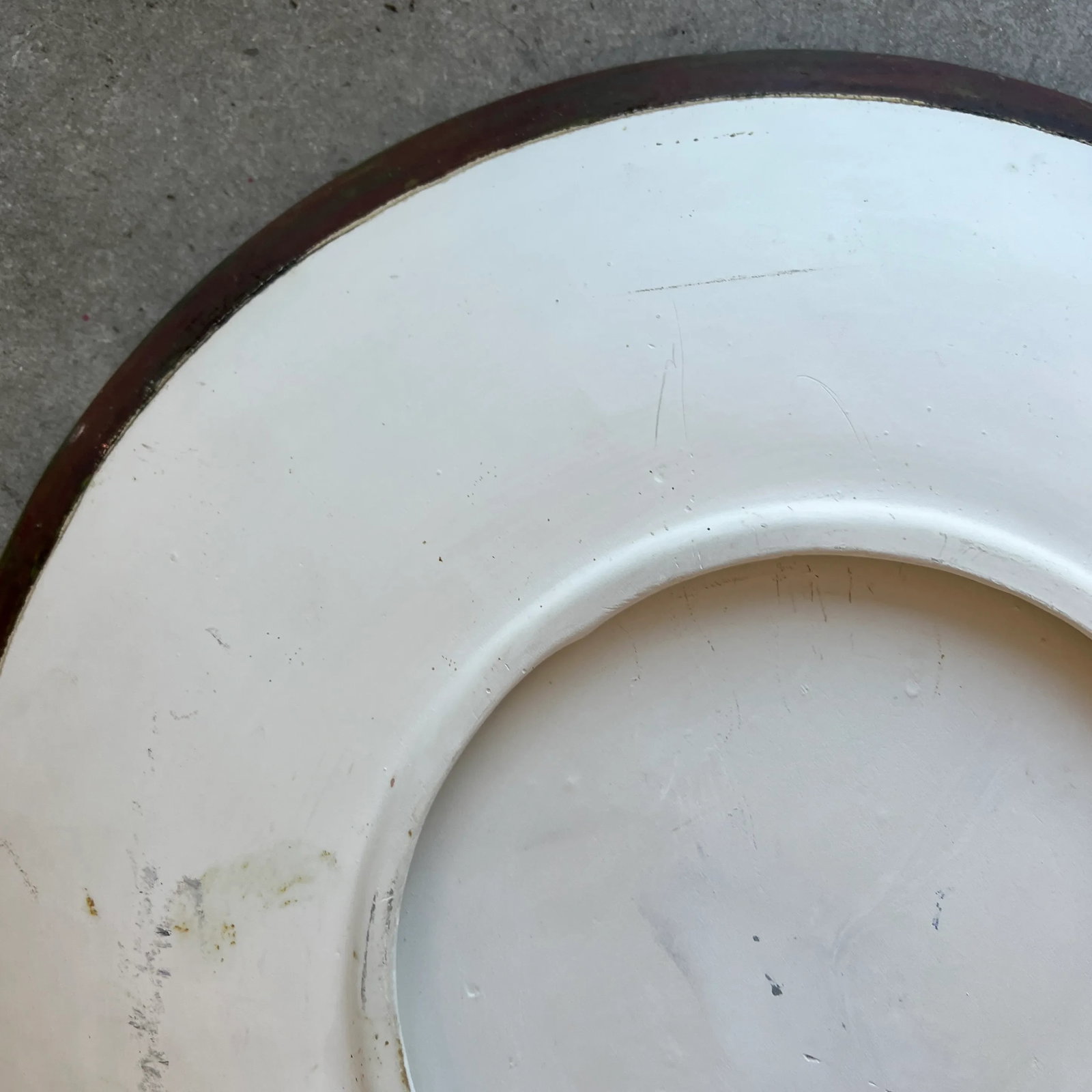 Large Ceramic Platter/ Bowl Signed Artime 03 - 10