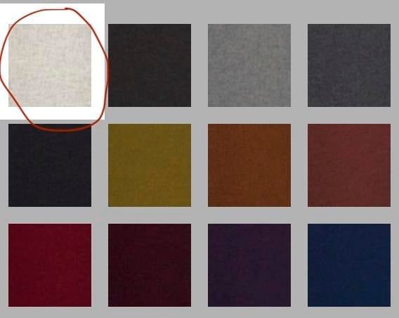 Oatmeal Wool Tonica Kvadrat Designer Fabric- 5.5 yards - 2