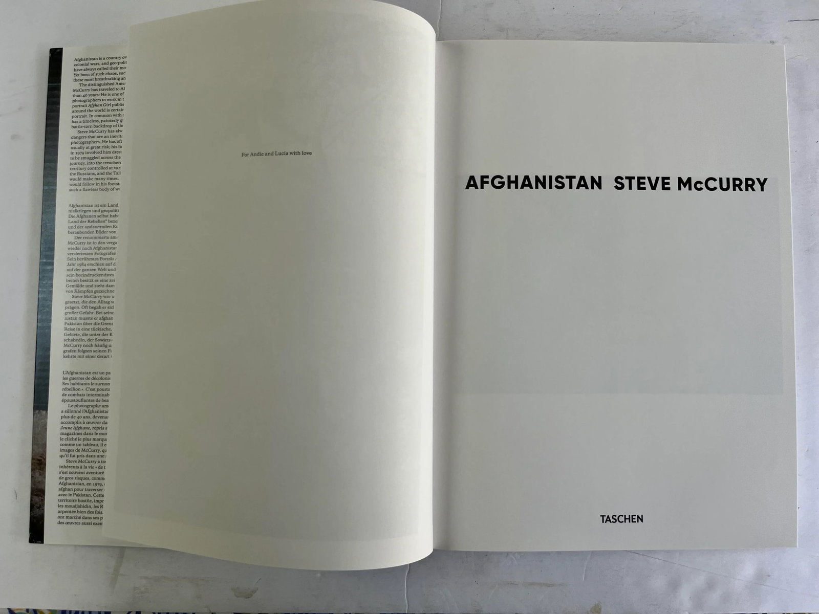 Afghanistan, by Steve McCurry, Taschen, 2017 - 2