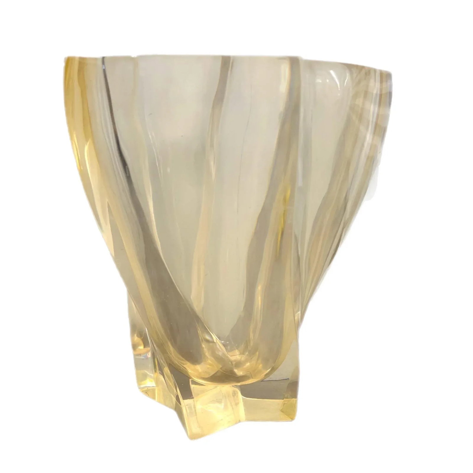 1970's Lucite Vase or Wastebasket - 11