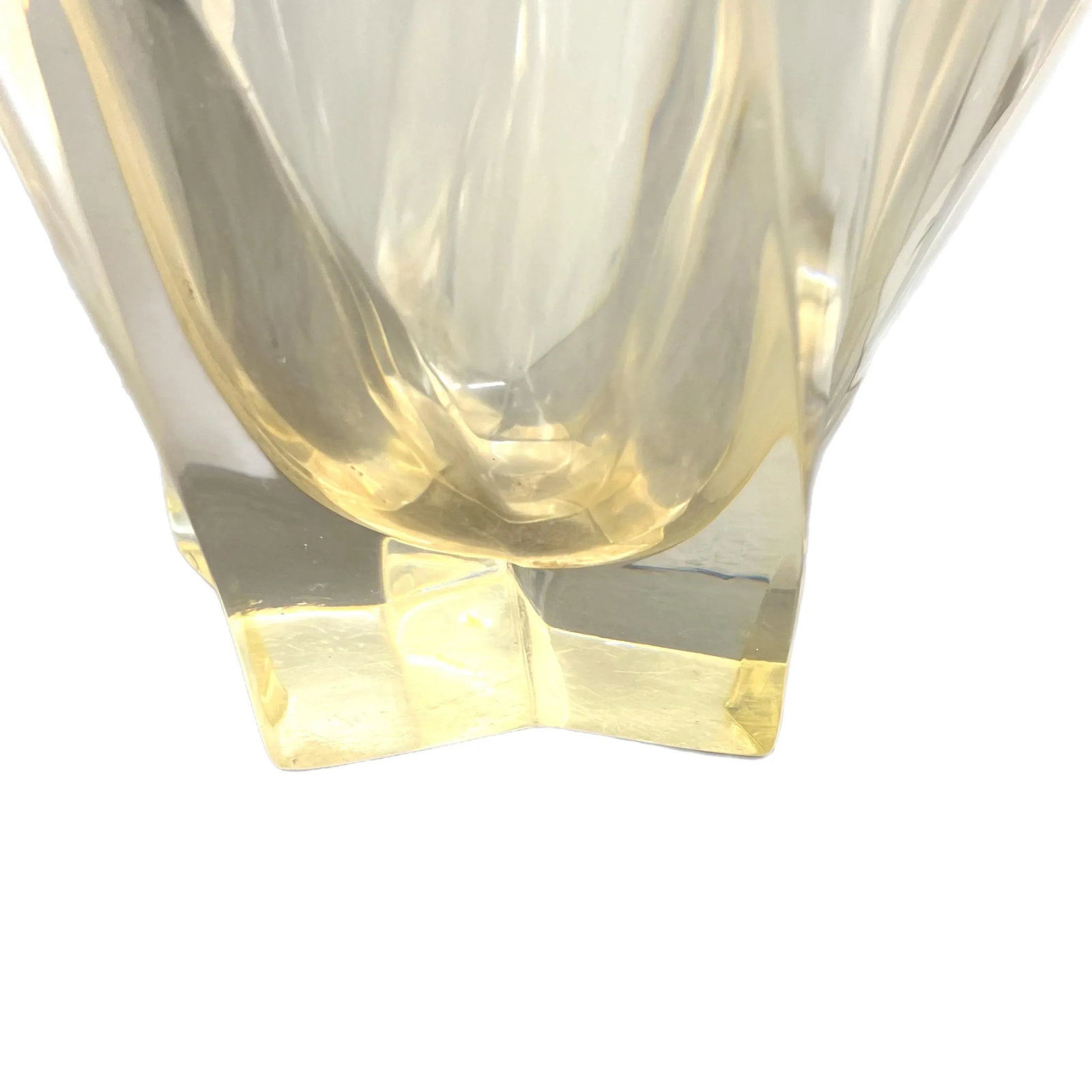 1970's Lucite Vase or Wastebasket - 3