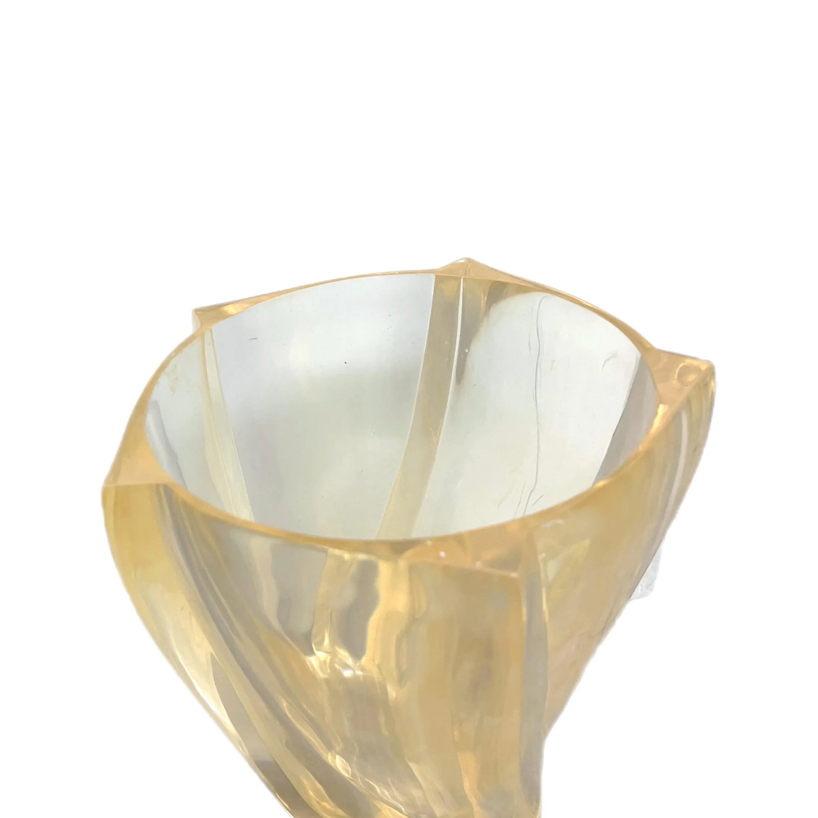 1970's Lucite Vase or Wastebasket - 5