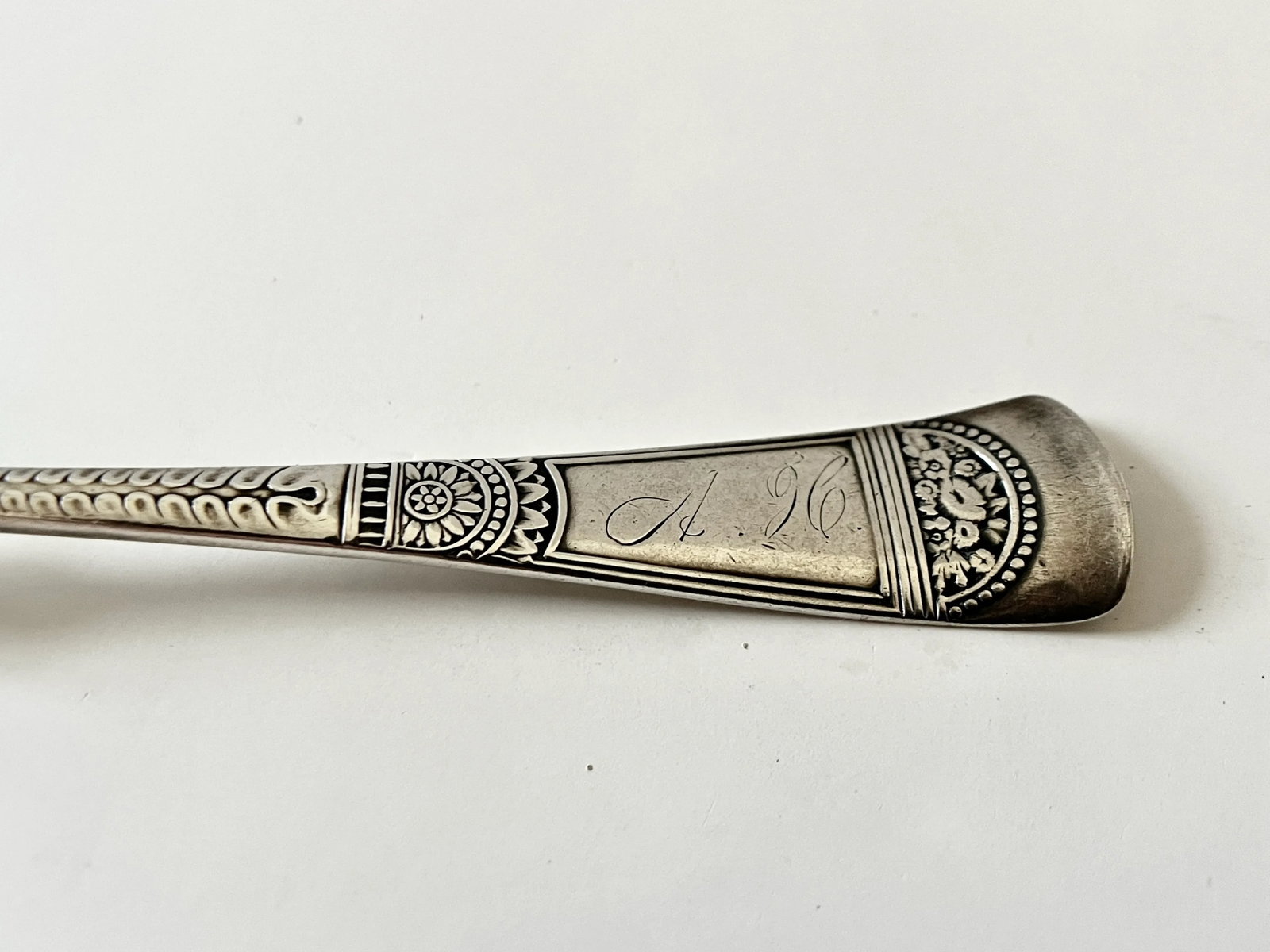 1880s Gorham "Empress" Sterling Silver Aesthetic Movement Spoons - Set of 3 - 4