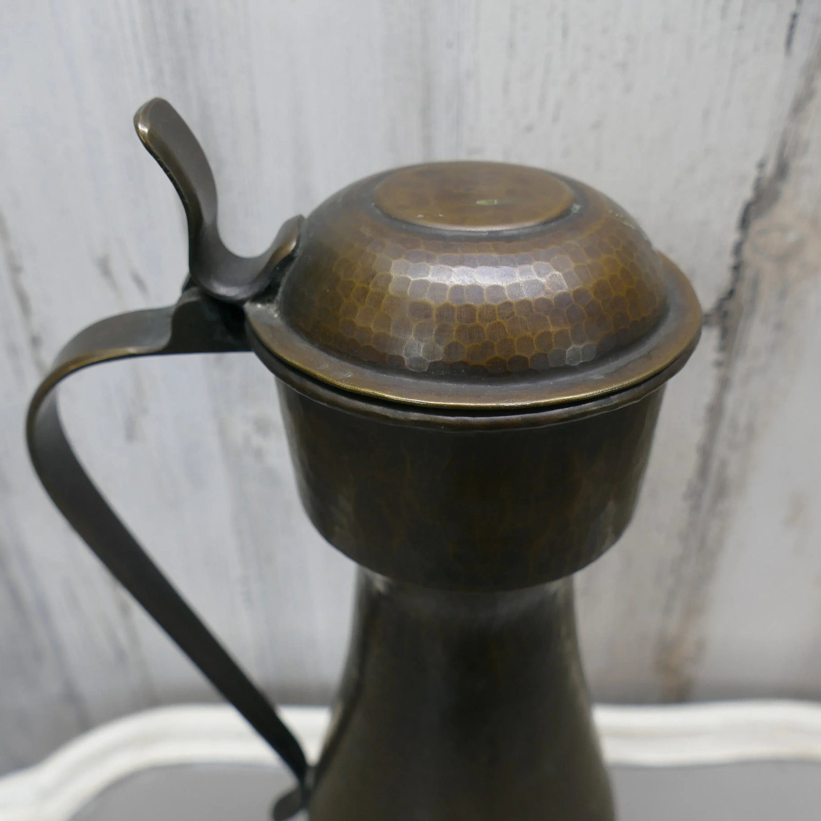 1950s Egidio Casagrande Mid-Century Modern Hammered Copper Tankard Vessel - 12