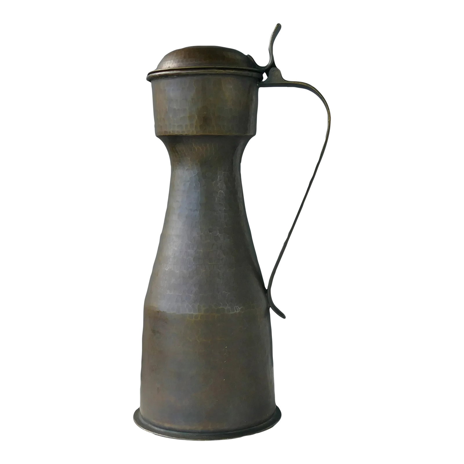1950s Egidio Casagrande Mid-Century Modern Hammered Copper Tankard Vessel (1 of 13)