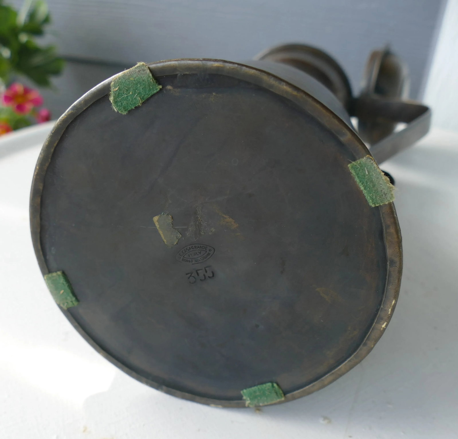 1950s Egidio Casagrande Mid-Century Modern Hammered Copper Tankard Vessel - 5