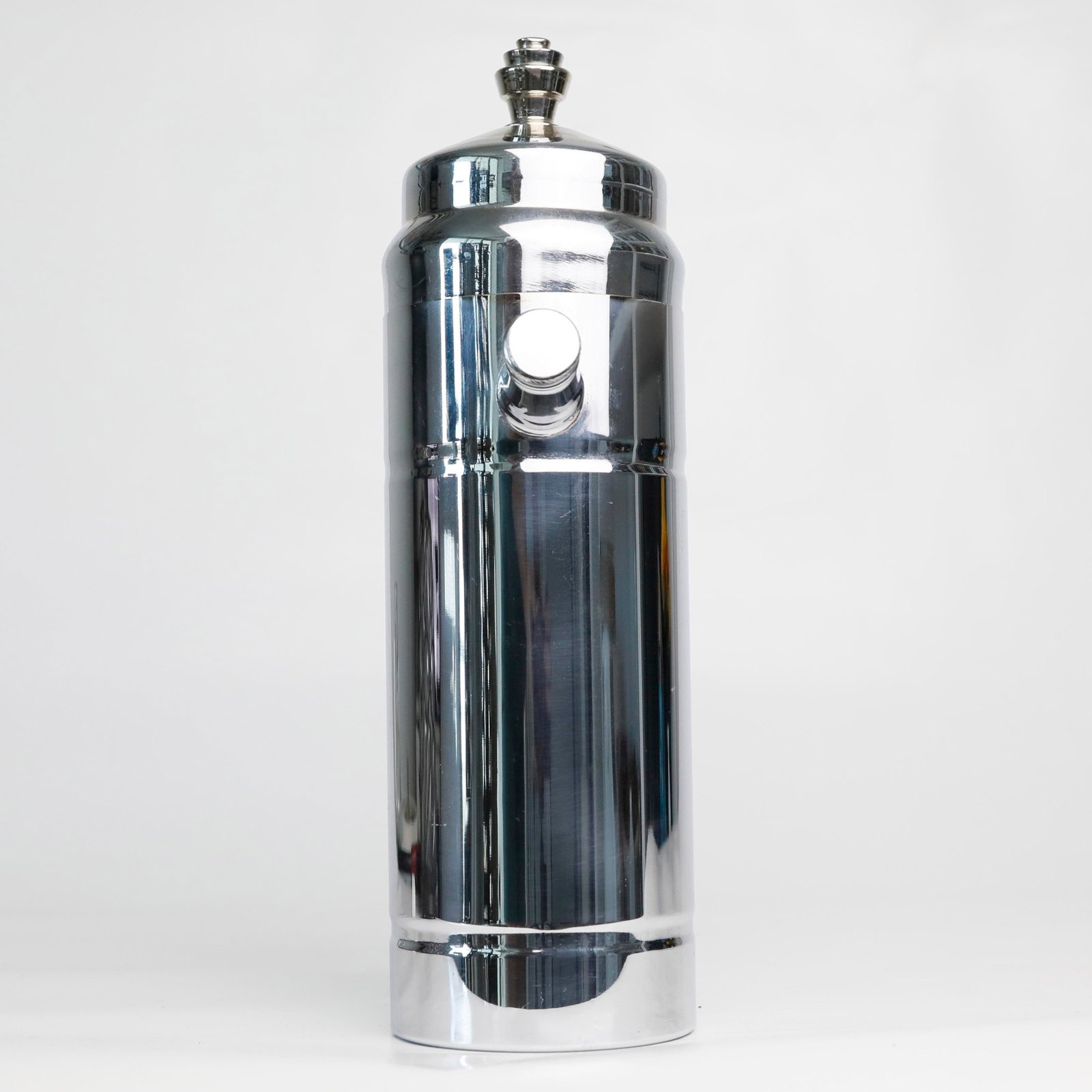 Derby Shelton Art Deco Stacked Finial Knob Cocktail Shaker Prohibition Era 1930s - 2