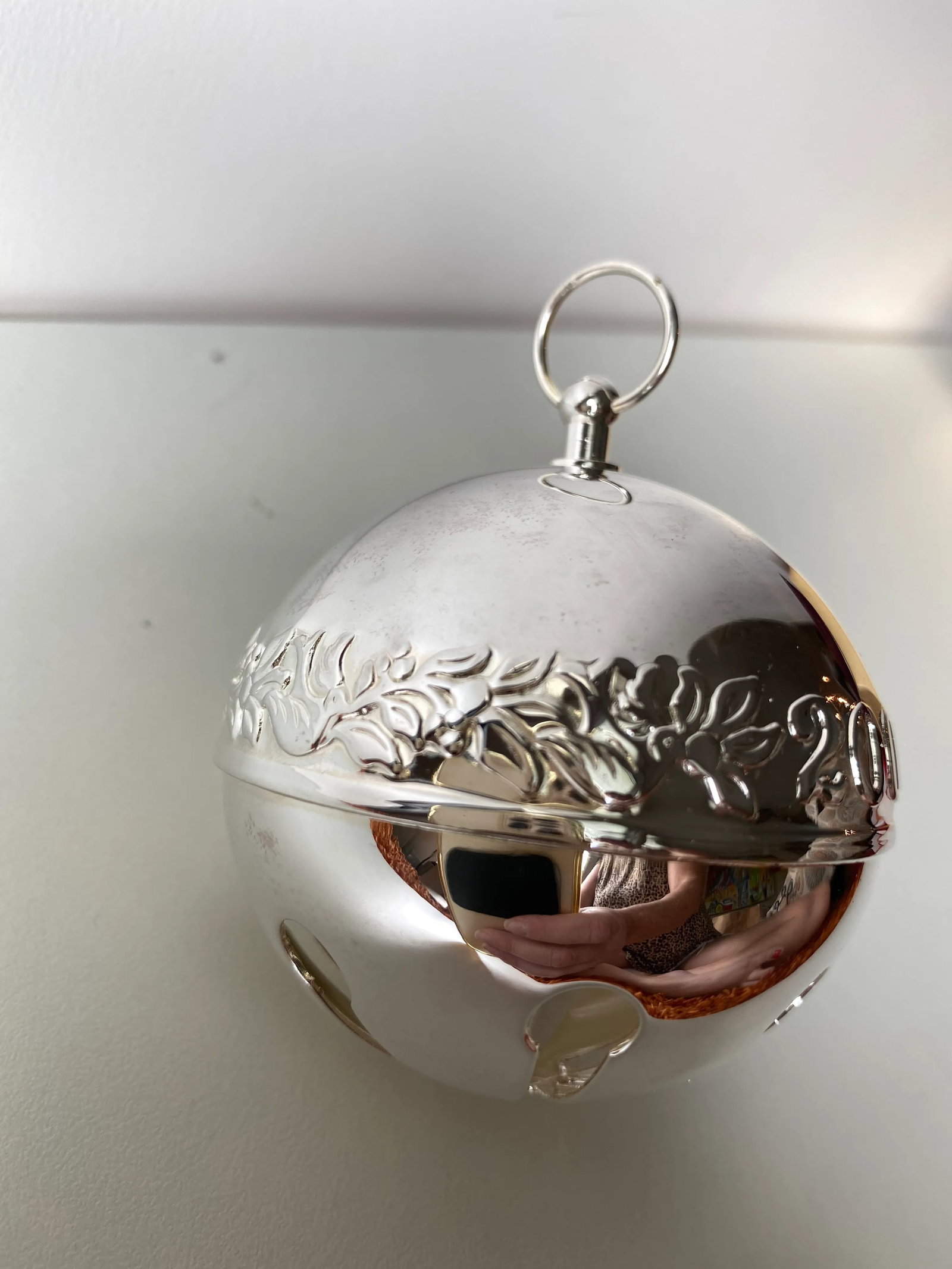 2006 Wallace Annual Sleigh Bell, Limited Edition Ornament, Silver Plate - 5