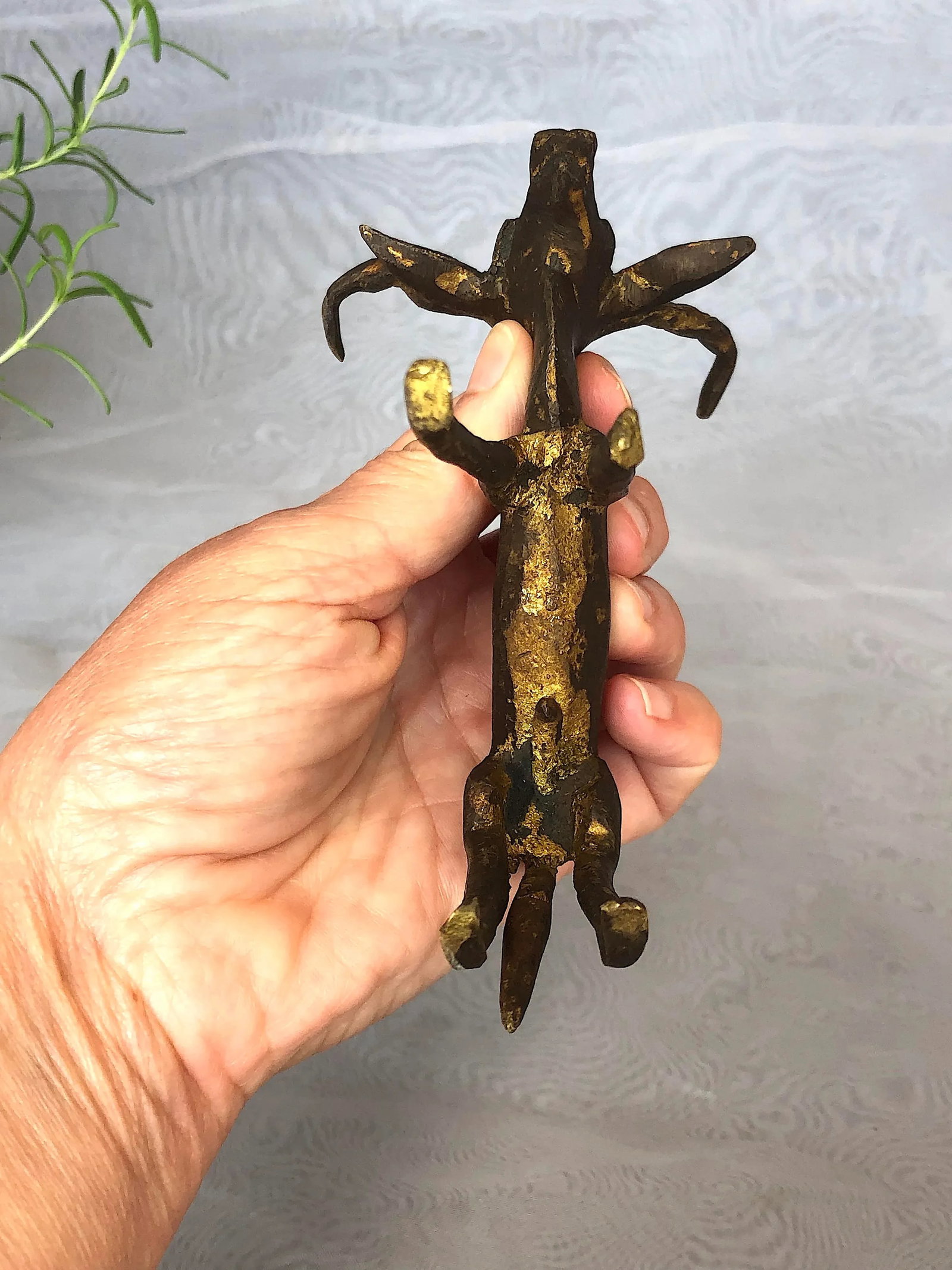 African Bronze Antelope Sculpture - 10