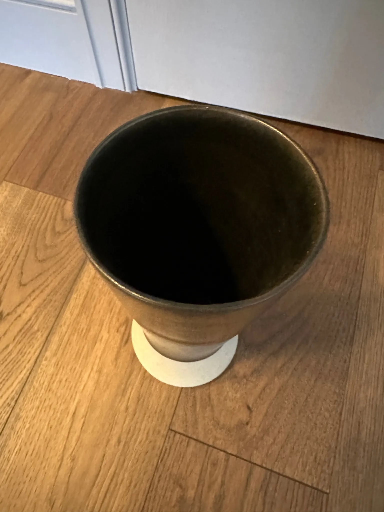 1970s Black and White Color-Blocked Mexican Vase - 4