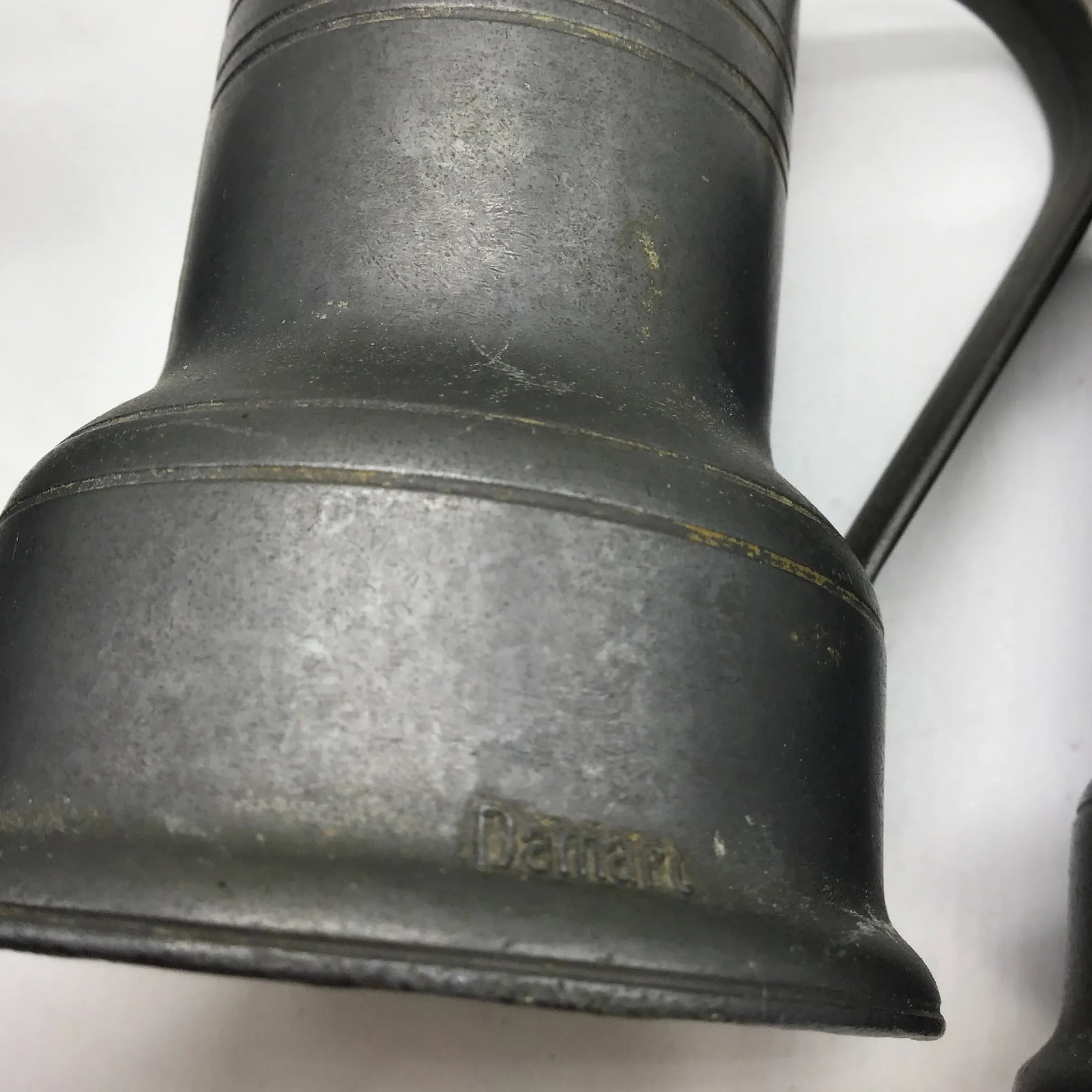 Pewter French Country Pitchers Antique Pitchers French Primitive Pewter Measure Pitchers Damart Fran - 8