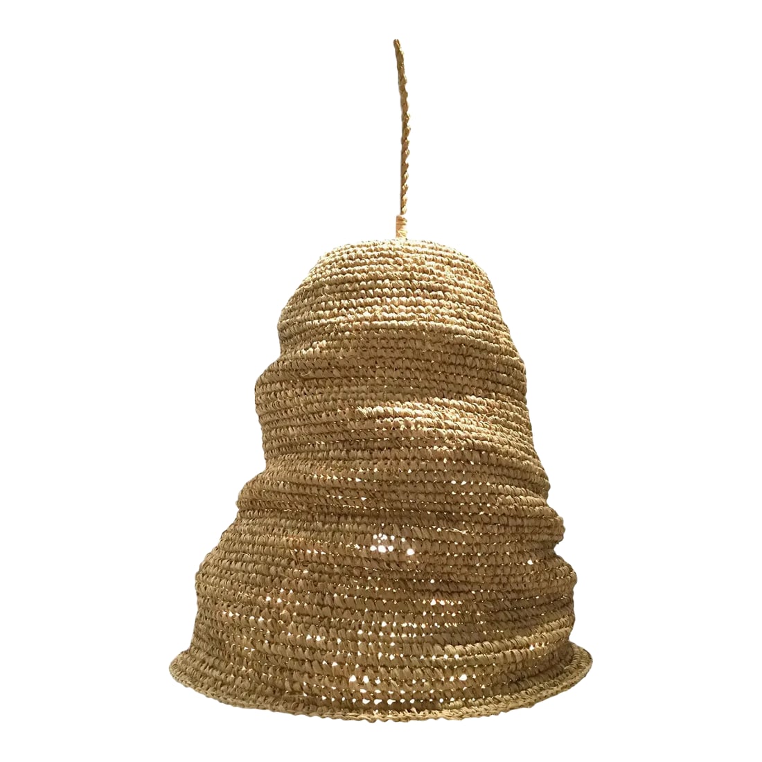 Contemporary Woven Basket Pendant: This Hanging Basket Pendant Light is perfect for providing a more natural tone in any space. Would look lovely in a boho environment. The natural basket can be shaped a little as well. The source of