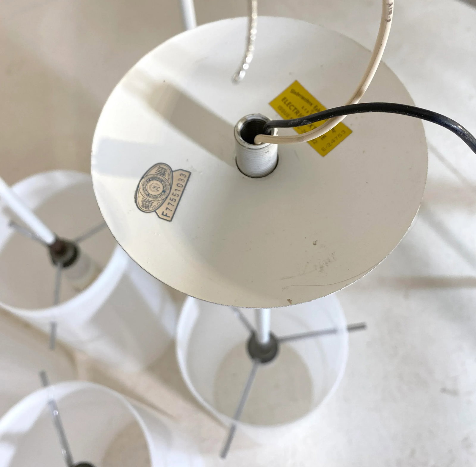 Paul Mayen Large Signed Pendant Lamps - Set of 6 - 11