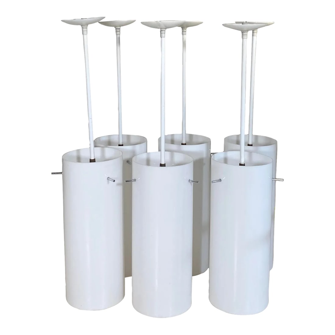 Paul Mayen Large Signed Pendant Lamps - Set of 6 (1 of 12)