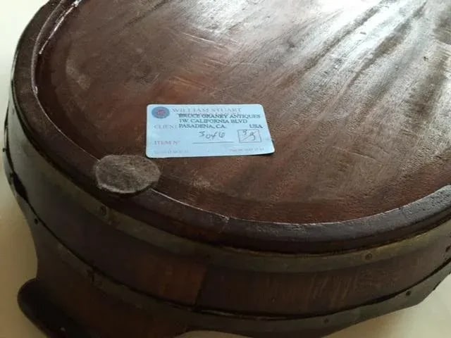 George III Oval Mahogany Tray With Fluted Edge - 8