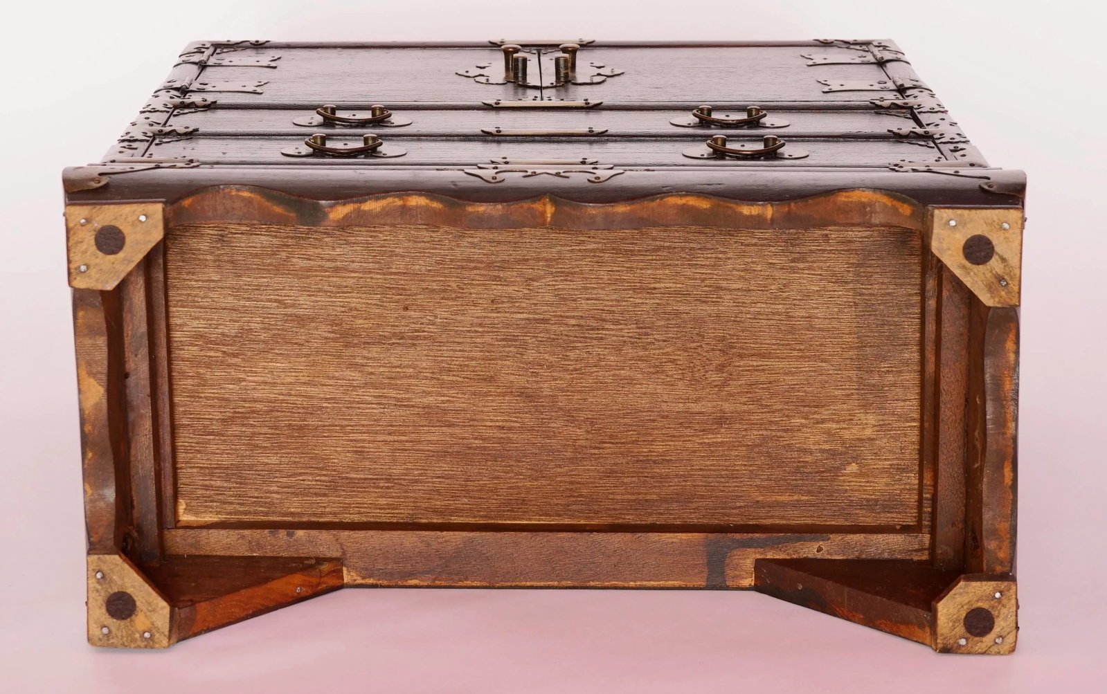 1970s Vintage Korean Tansu Style Jewelry Chest - 10