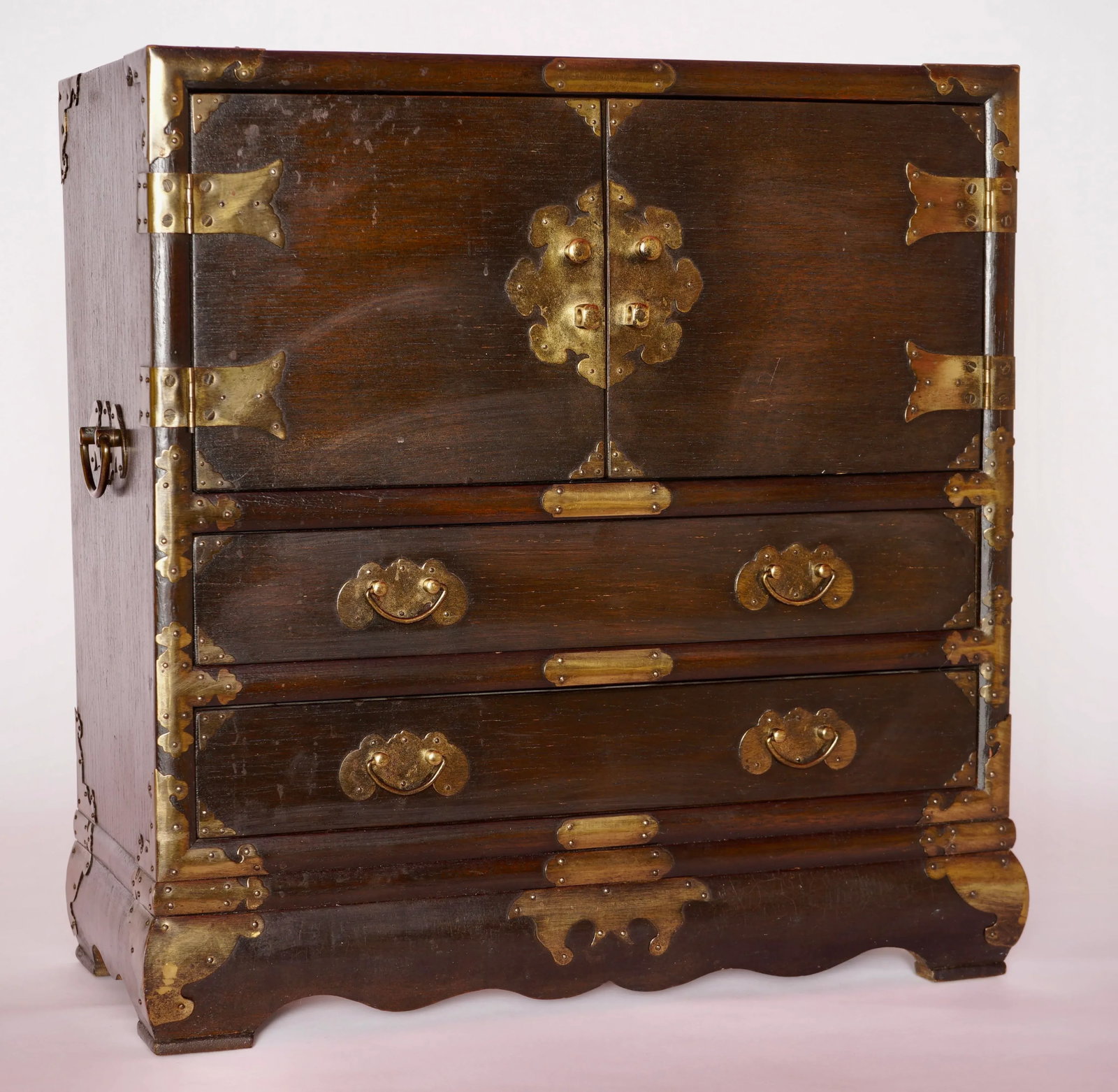 1970s Vintage Korean Tansu Style Jewelry Chest - 13