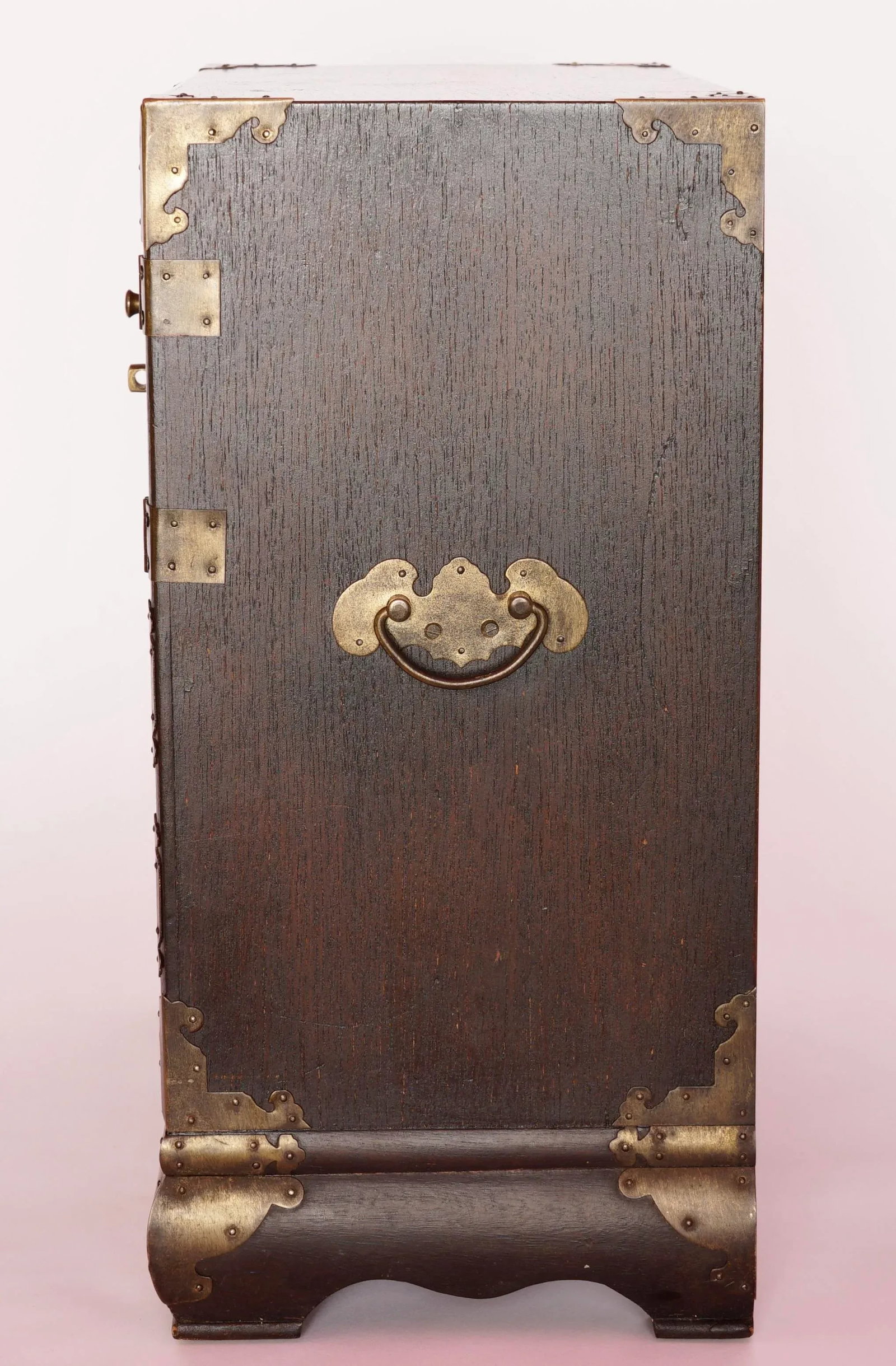 1970s Vintage Korean Tansu Style Jewelry Chest - 3