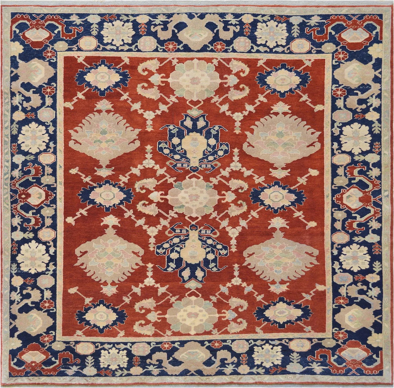 Mansour Square Handmade Turkish Rug - 3