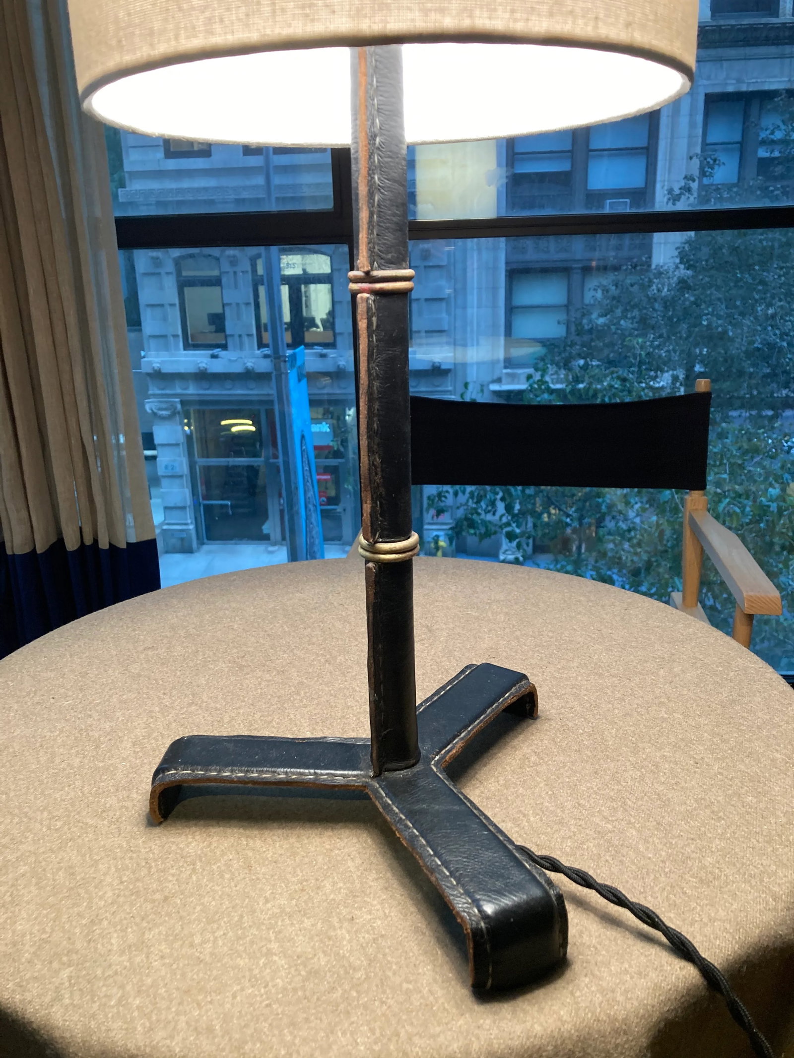 1950s Jacques Adnet Attributed Table Lamp - 8