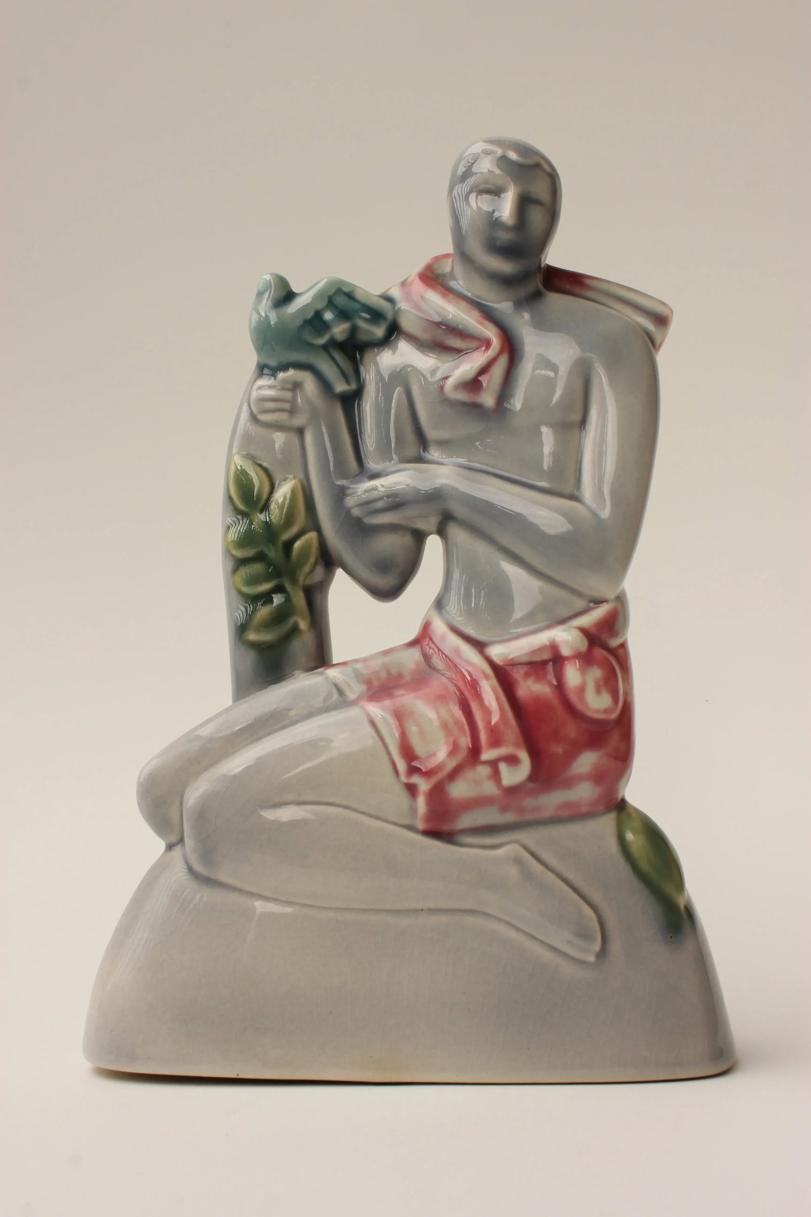 Art Deco Male and Female Sculpture - Pair - 5