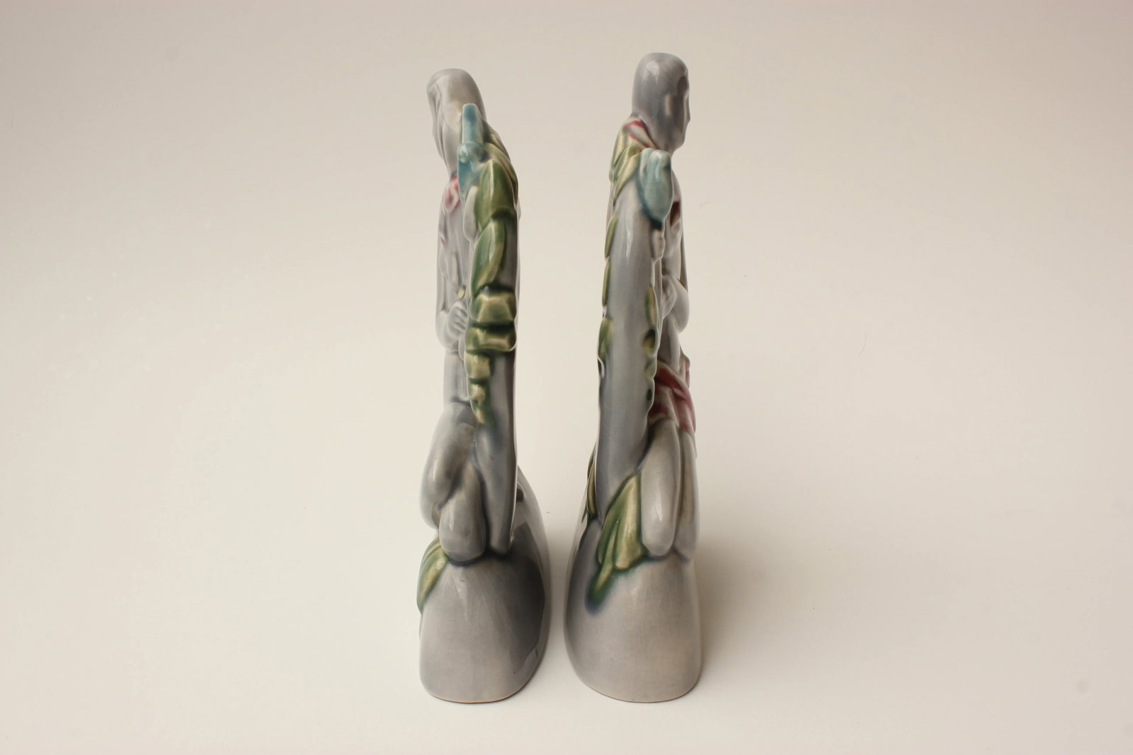 Art Deco Male and Female Sculpture - Pair - 8