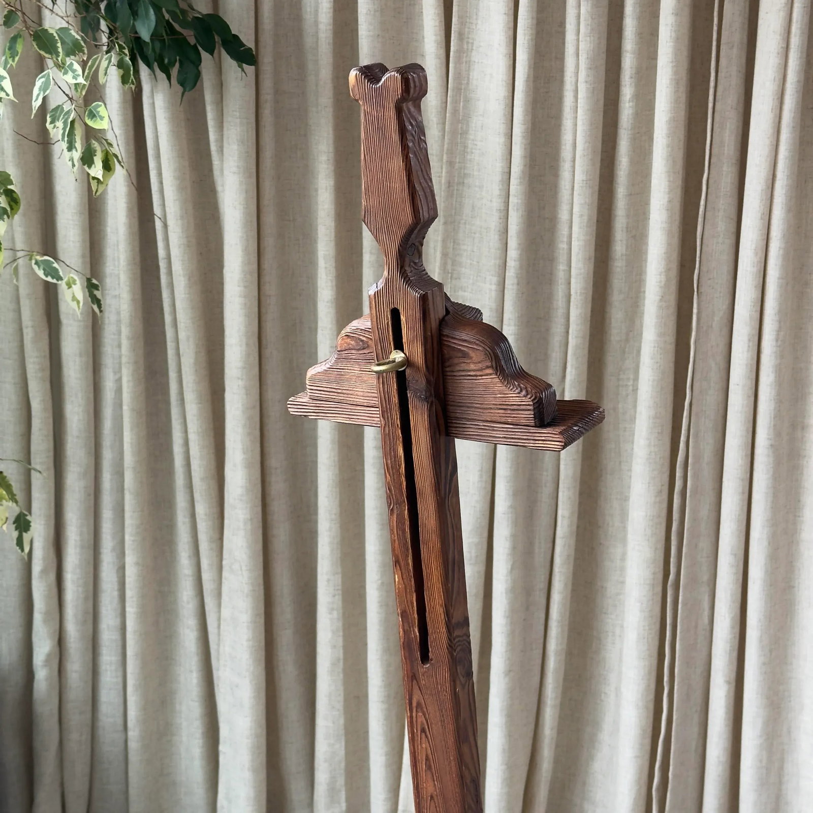 1970s Witco Carved Wood Artist's Easel - 11