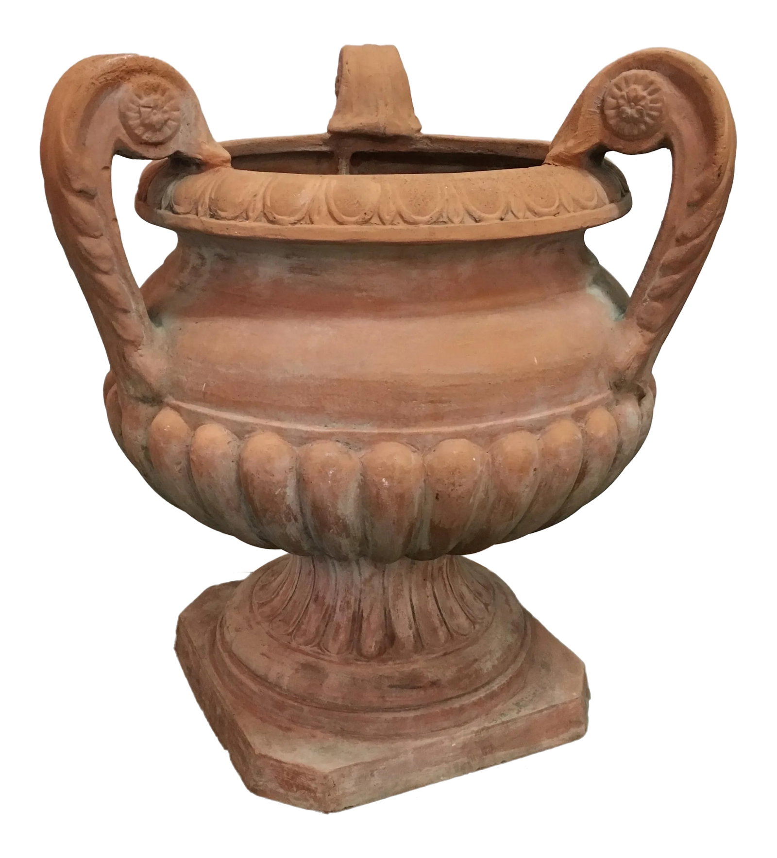 1950s Italian Terra Cotta Urn W/Three Arms (1 of 12)
