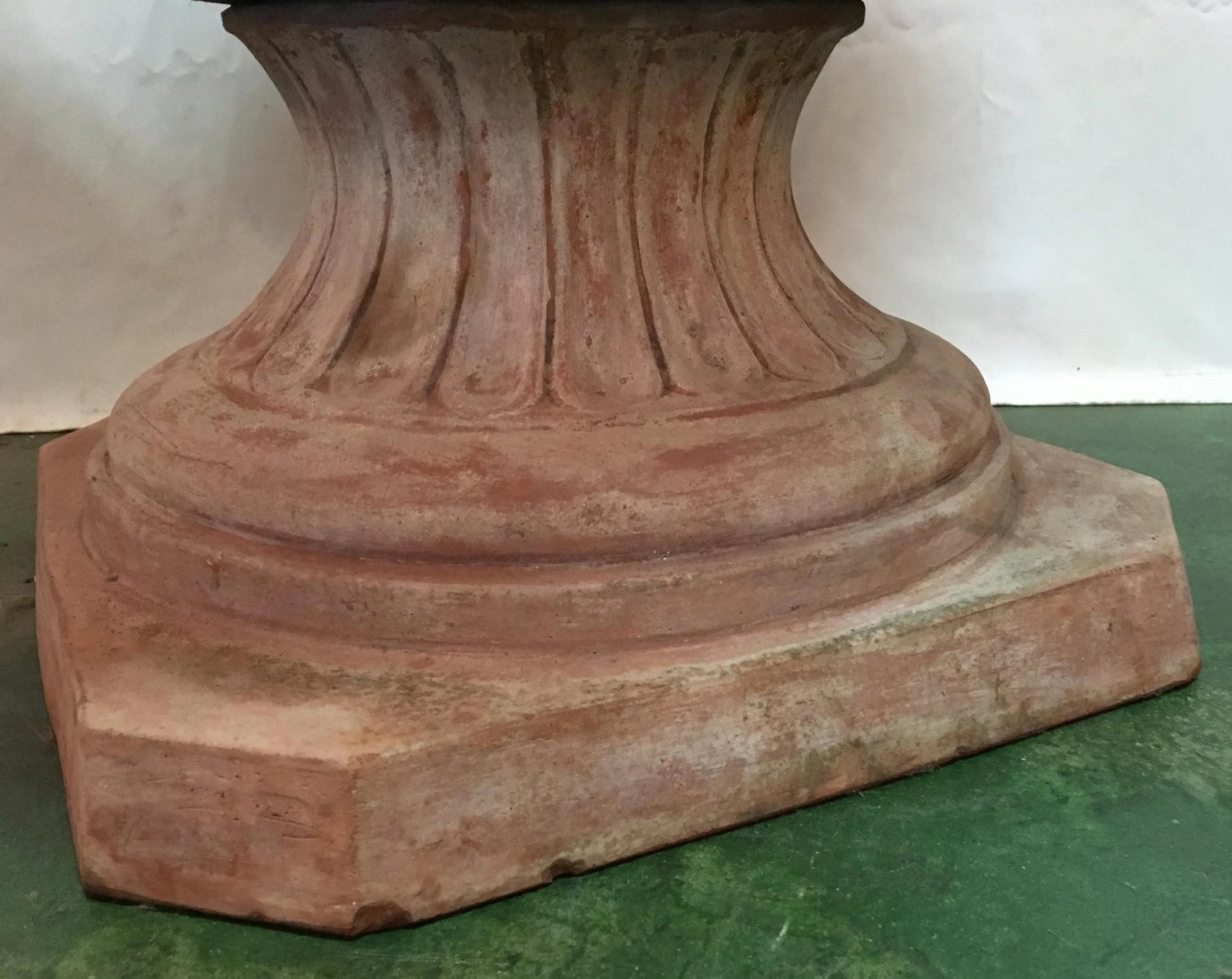 1950s Italian Terra Cotta Urn W/Three Arms - 9