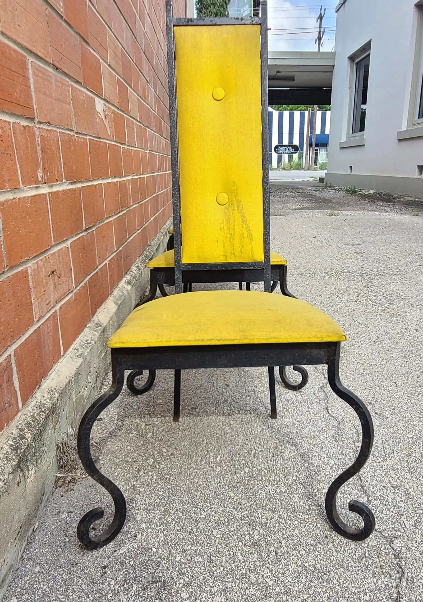 Post Modern Wrought Iron Chairs - Set of 4 - 10