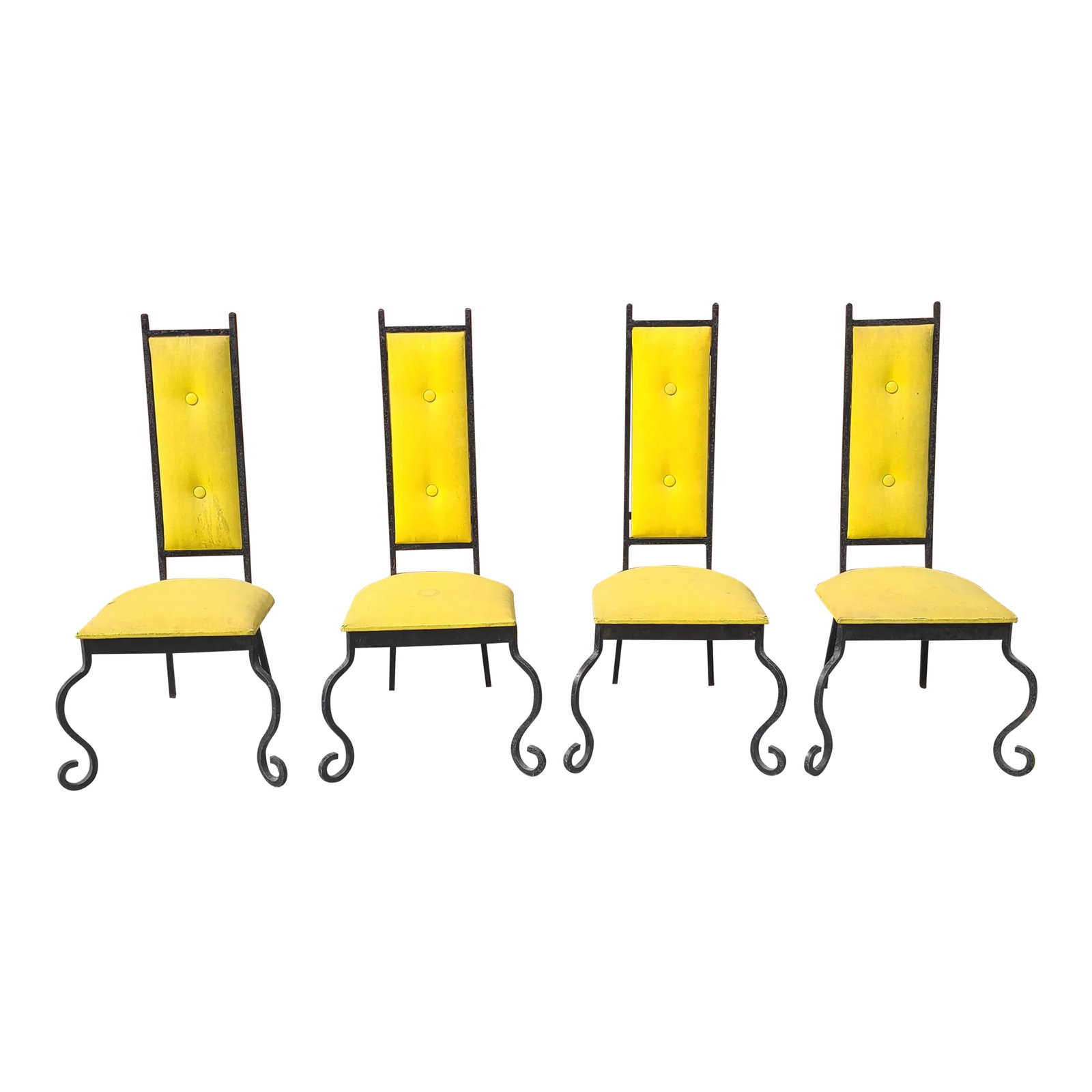 Post Modern Wrought Iron Chairs - Set of 4 (1 of 11)