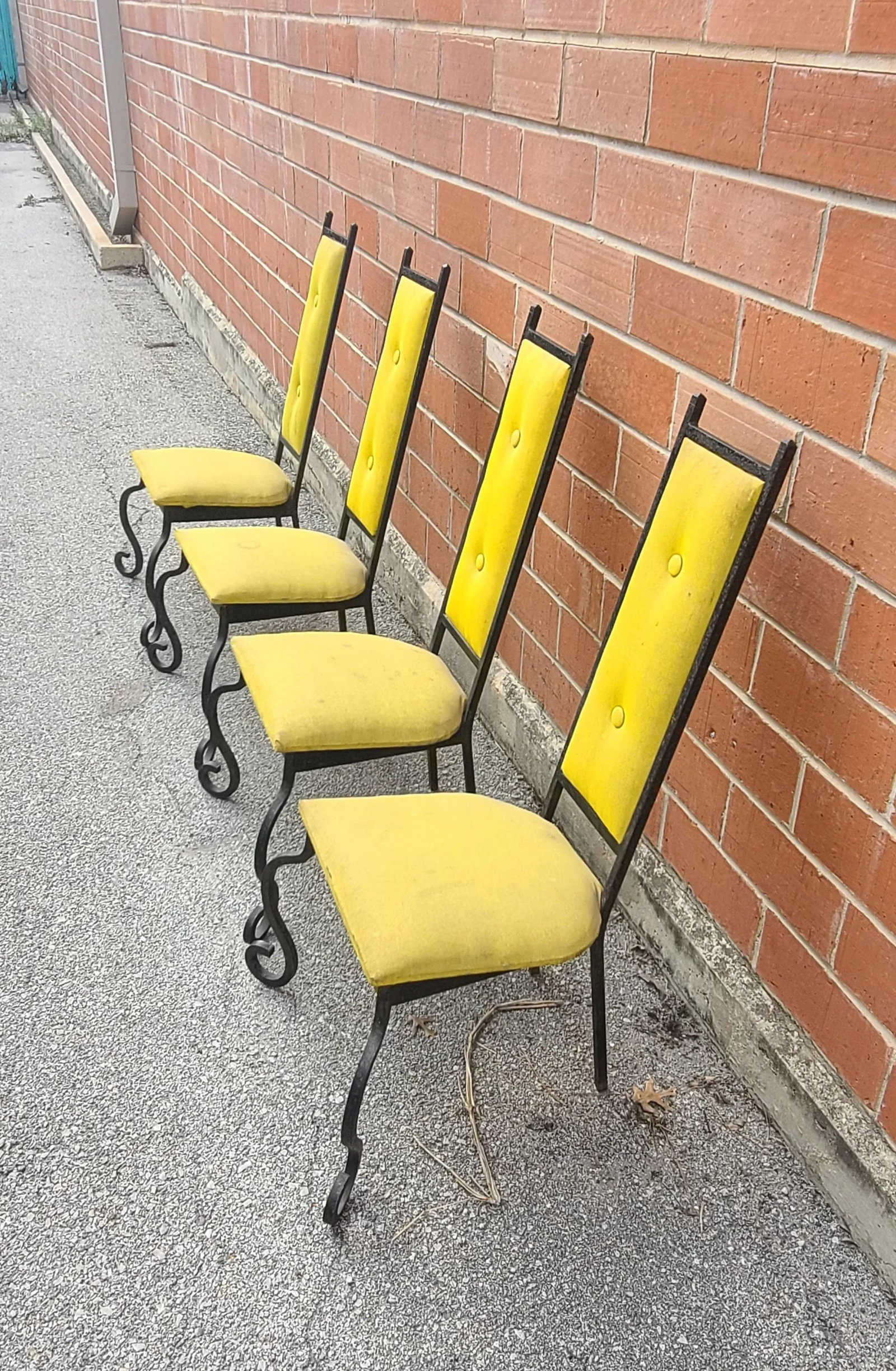 Post Modern Wrought Iron Chairs - Set of 4 - 2