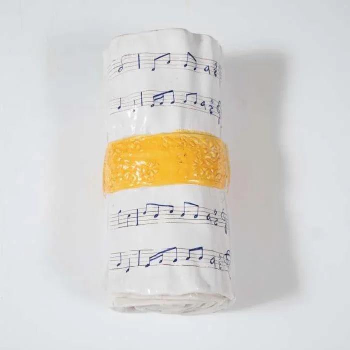1970s Ceramic Sheet Music Form Decorative Box - 8