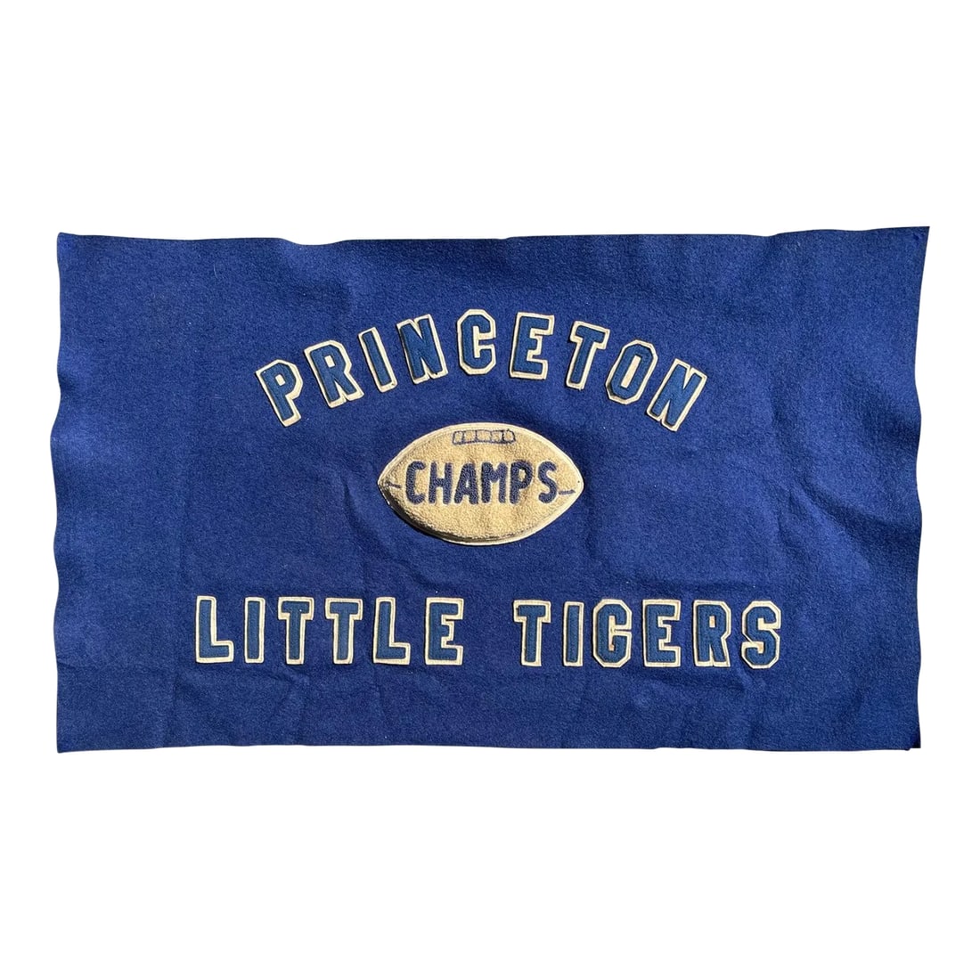 1950s Princeton University Banner Princeton Tigers Football Champions Junior Tigers: Princeton university, Princeton High School? I'm not sure. But it's real! Vintage. And beautiful! Sourced from a New Jersey estate. Great vintage condition. About 28" x 17" Pls check out our other