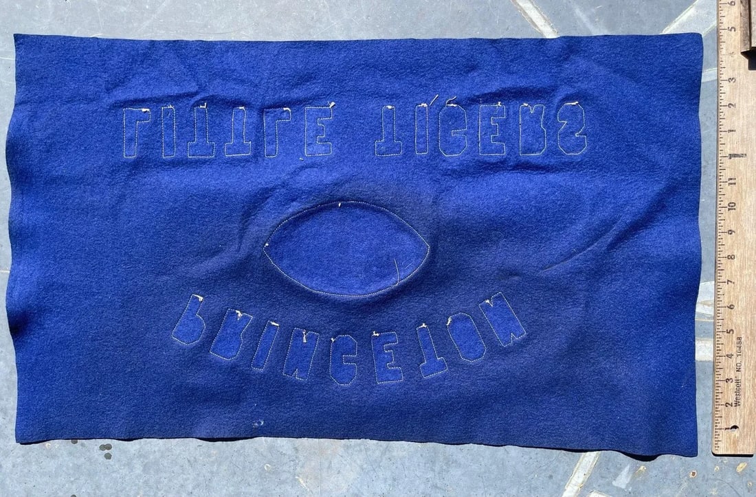 1950s Princeton University Banner Princeton Tigers Football Champions Junior Tigers - 6