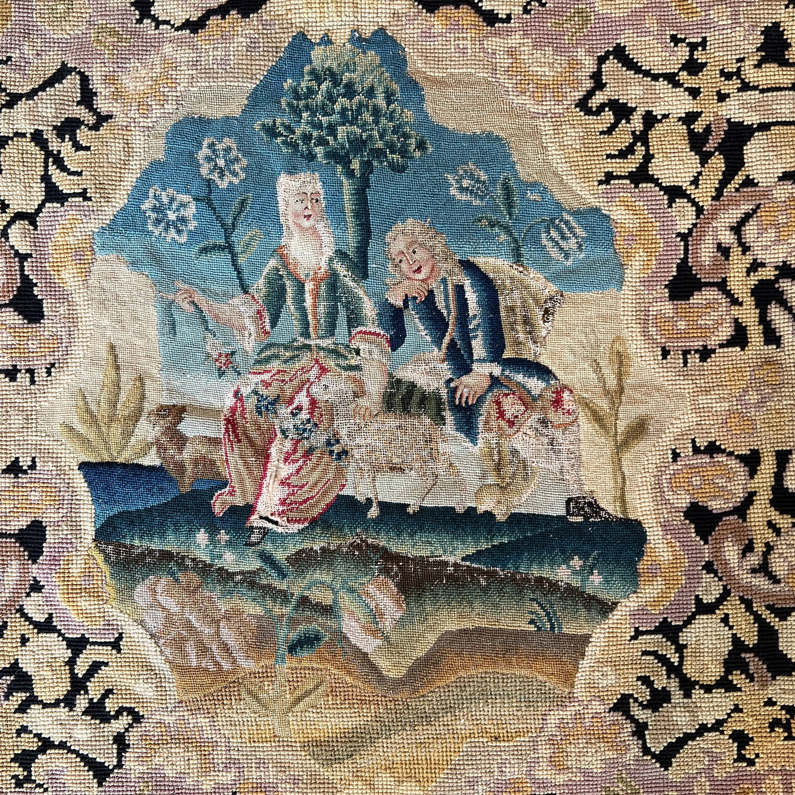 18th-Century Needlepoint Tapestry - 2